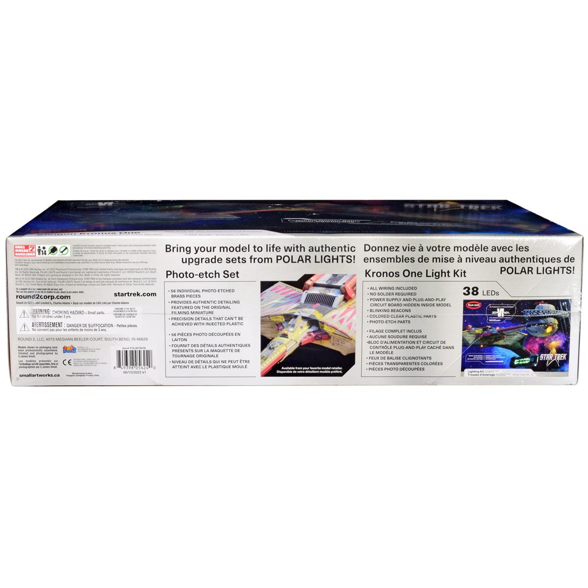 2297 AMT  1 350 Scale Skill 2 Klingon Kronos One Spaceship Star Trek VI The Undiscovered Country 1991 Movie Model Kit