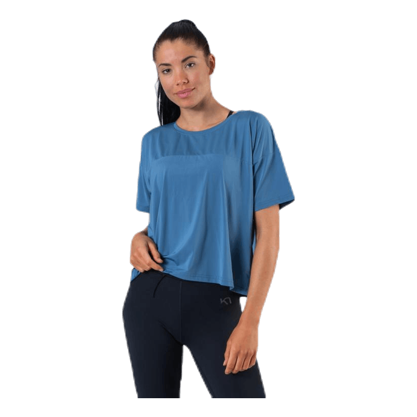KARI TRAA Beatrice Tee Blue Black