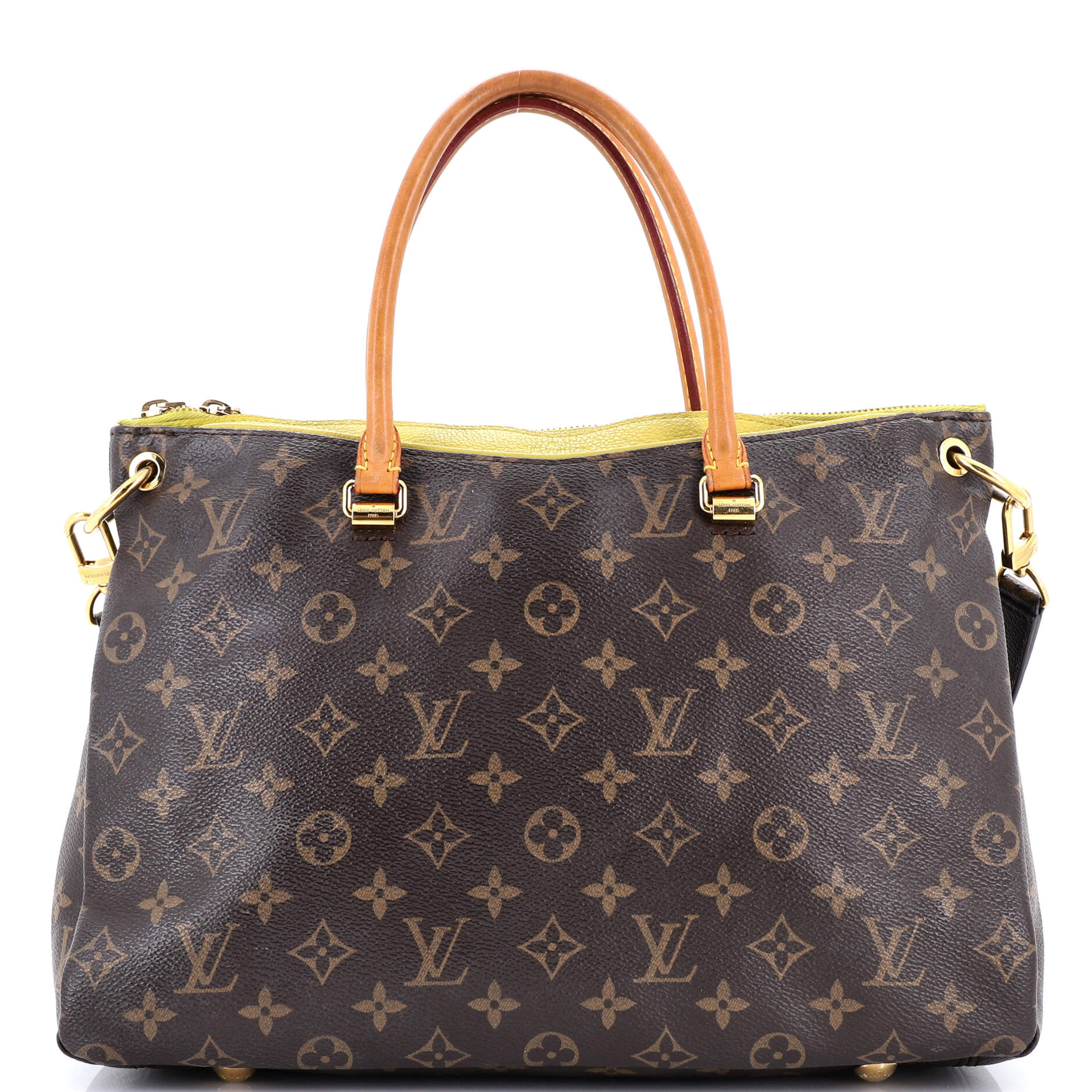 2860 Pallas Tote Monogram Canvas with Leather BB