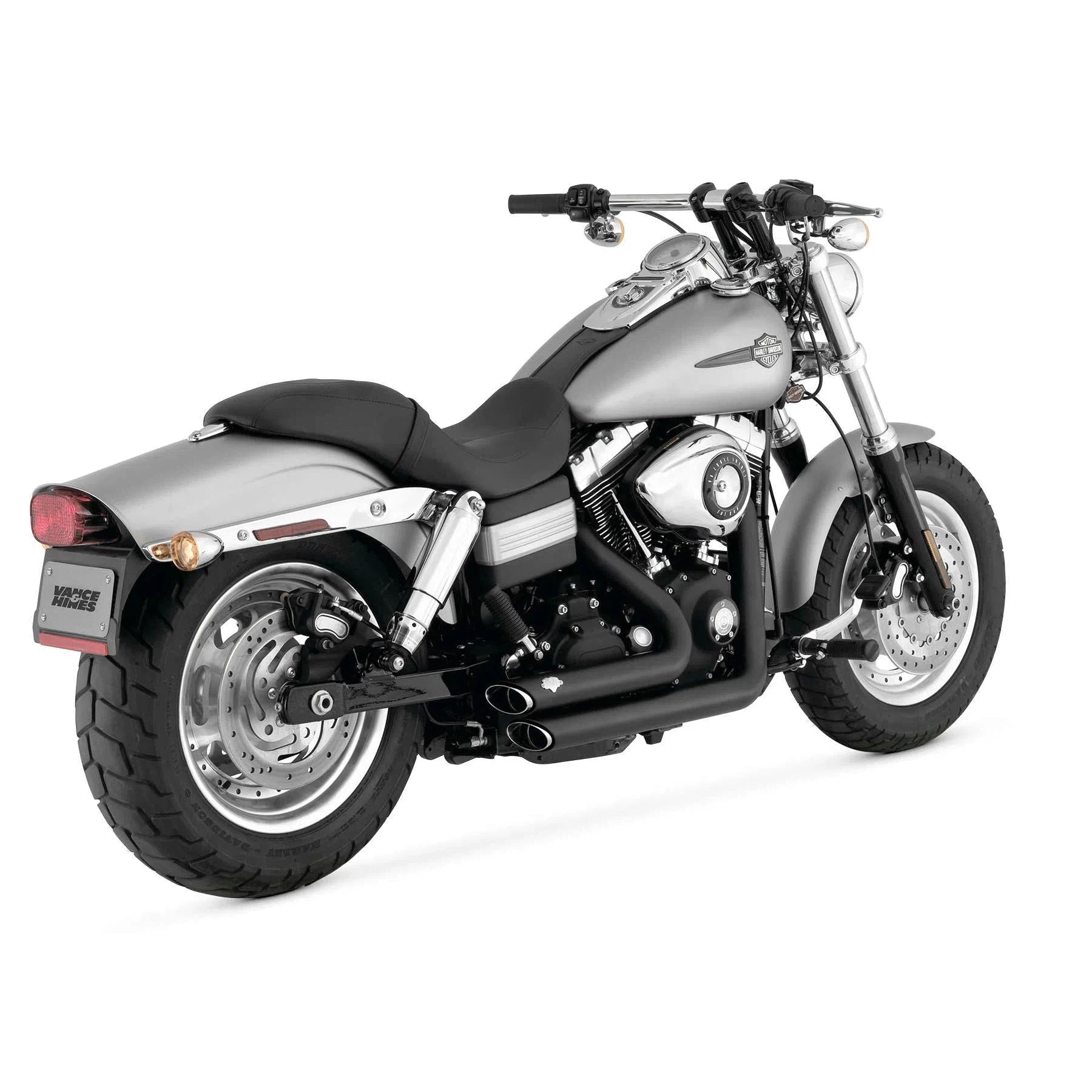 VANCE AND HINES Vance & Hines 47217 Shortshots Staggered Exhaust System Black