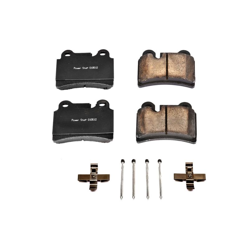 POWERSTOP Power Stop 06 07 Volkswagen Touareg Rear Z17 Evolution Ceramic Brake Pads w/Hardware