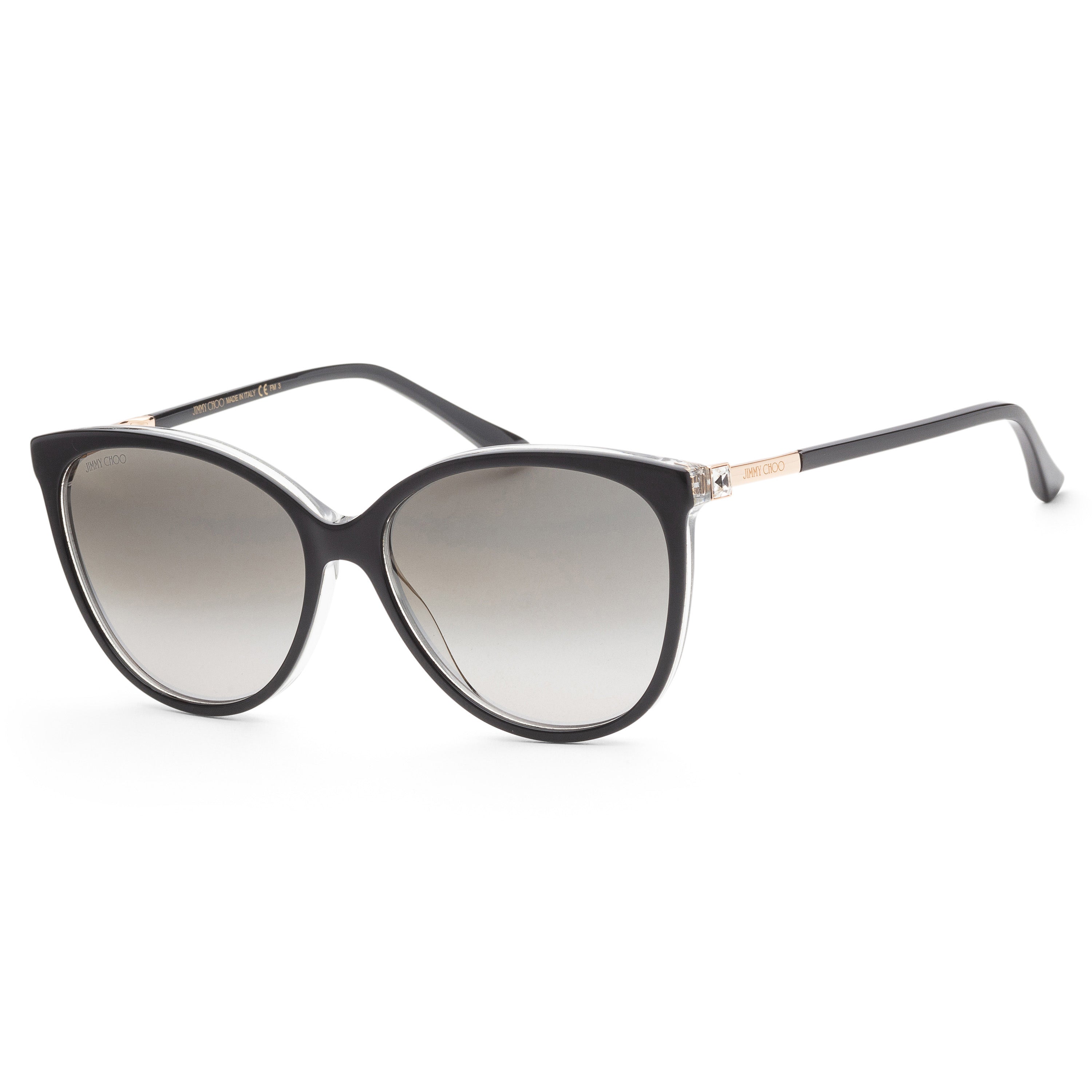 2401 Jimmy Choo Women's LISSAS 0807 FQ 58mm Black Sunglasses