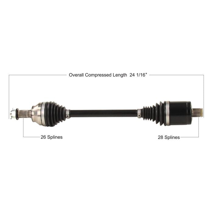 TYTANEUM Heavy Duty CV Axle Replacement POL 6091HD for Polaris