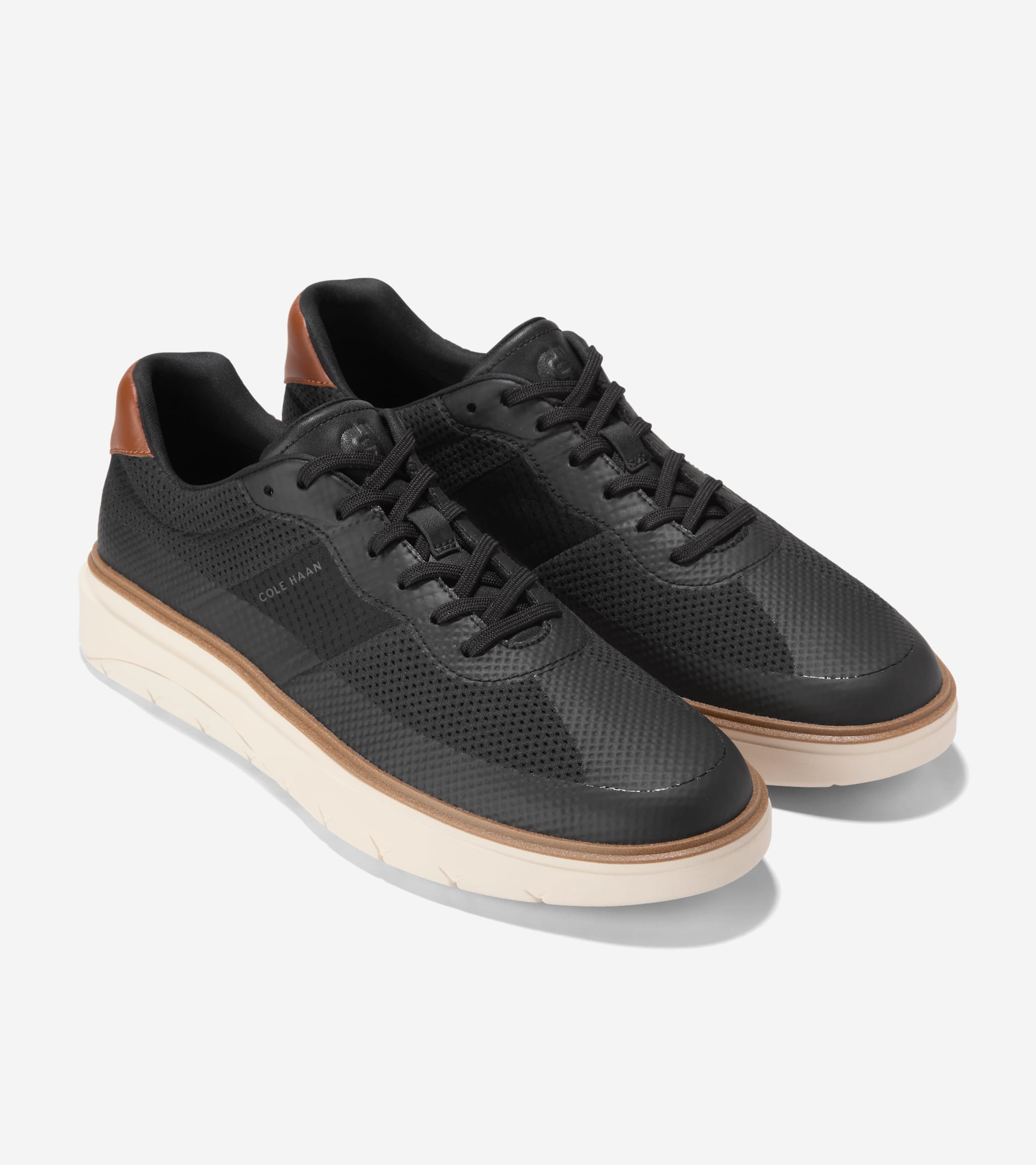 2130 Cole Haan Men's GrandPro Featherarc Bike Toe Sneakers