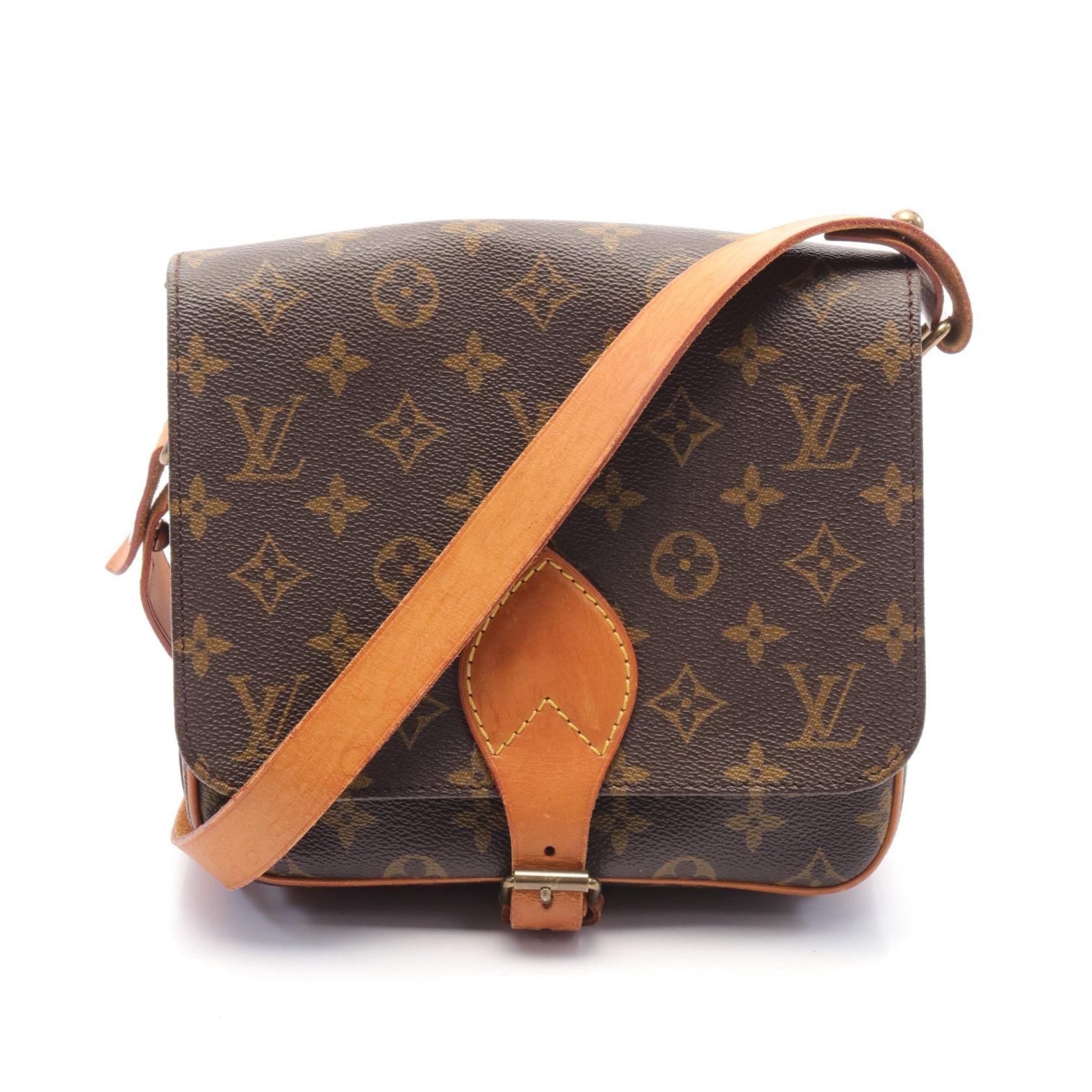 2604 Louis Vuitton Cartouchiere MM Monogram Shoulder Bag