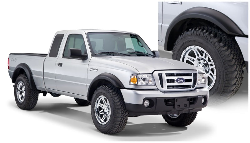 Bushwacker 93 11 Ford Ranger Styleside Extend A Fender Style Flares 4pc 72.0/84.0in Bed   Black