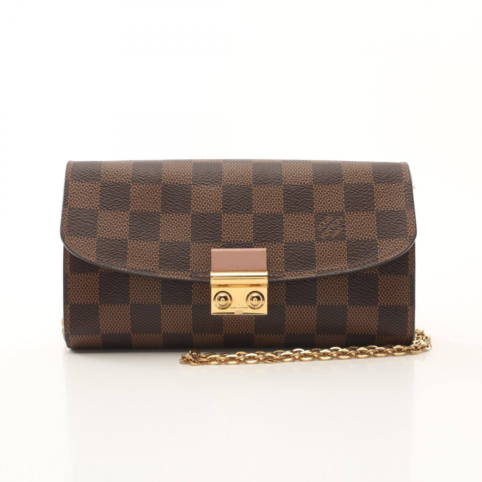 2604 Louis Vuitton Damier PVC Leather Crossbody Bag