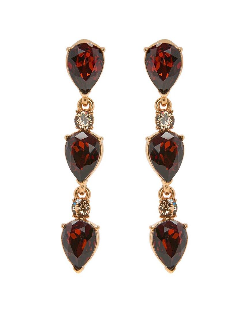2000 Oscar de la Renta Triple Drop Earrings