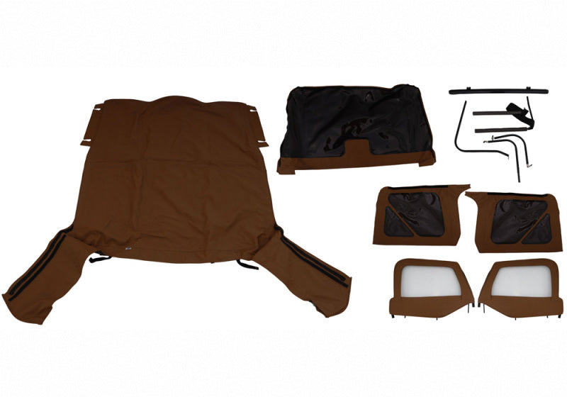 Rampage 1997 2006 Jeep Wrangler(TJ) Complete Top   Spice Denim