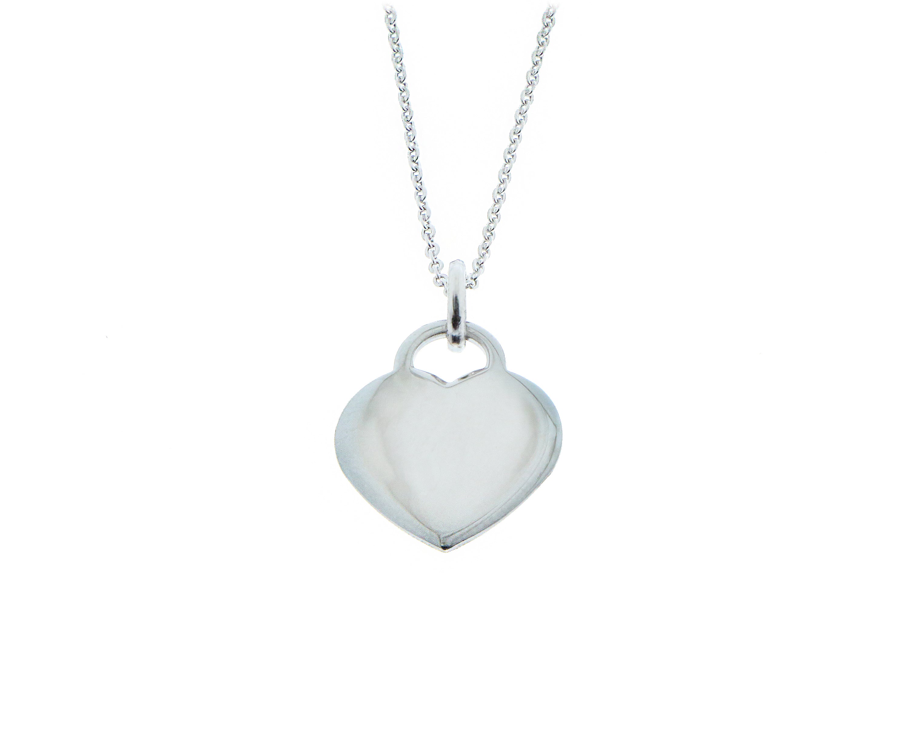 BODES & BODE White gold necklace with a heart pendant