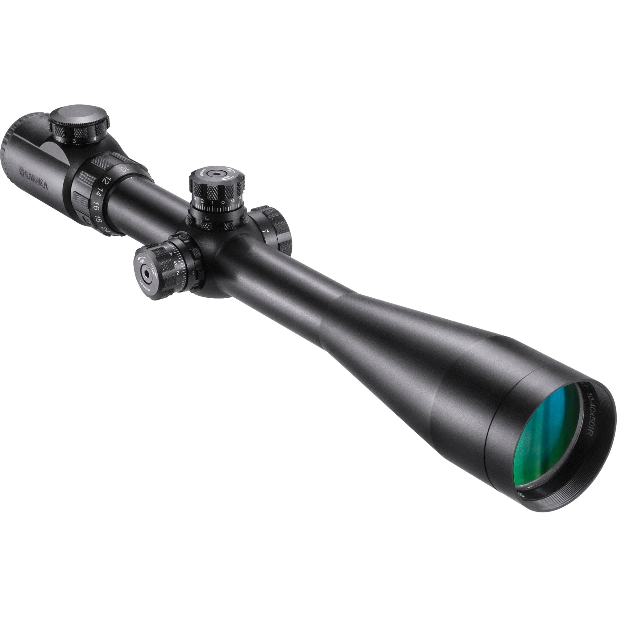 BARSKA 10 40x50mm SWAT IR Mil Dot Rifle Scope with Rings and Sun Shade AC10550
