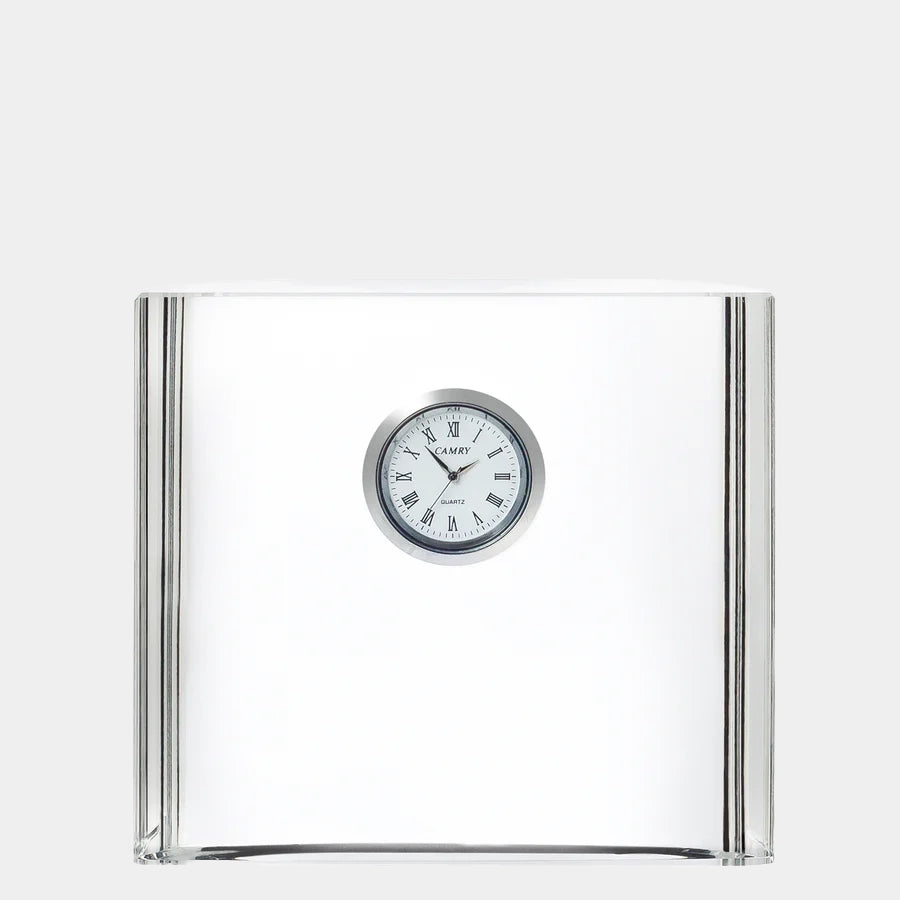 ORREFORS Vision Square Desk Clock
