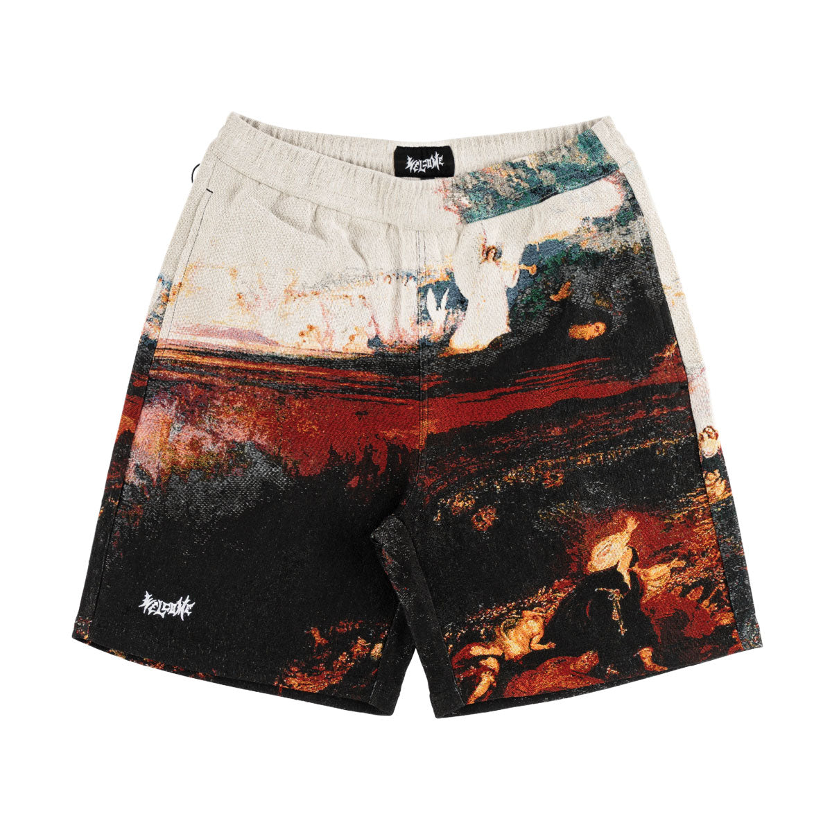 WELCOME SKATEBOARDS Welcome Rapture Tapestry Shorts   Bone