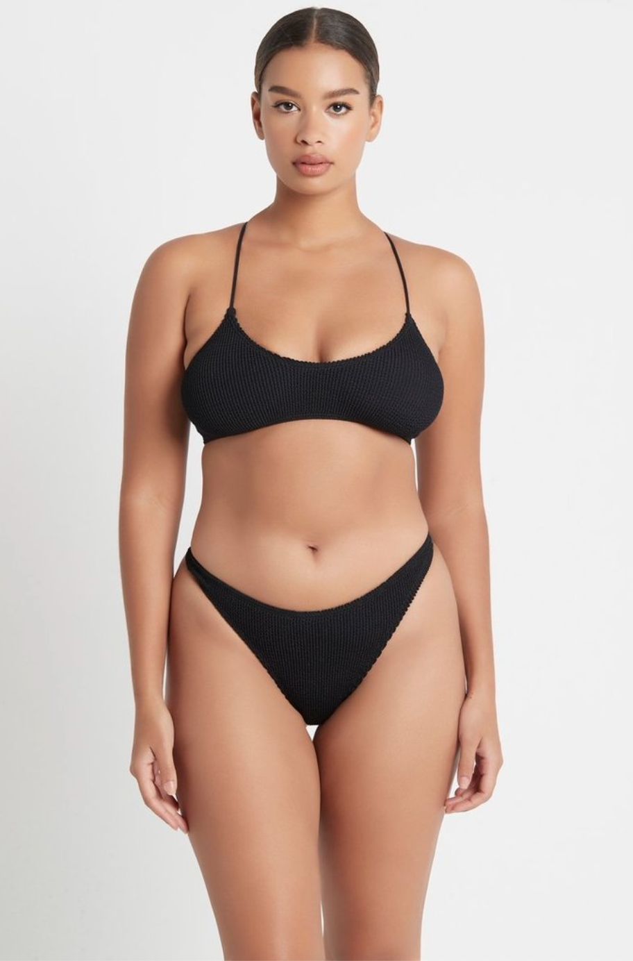 BOUND BY BOND EYE Black The Selena Top