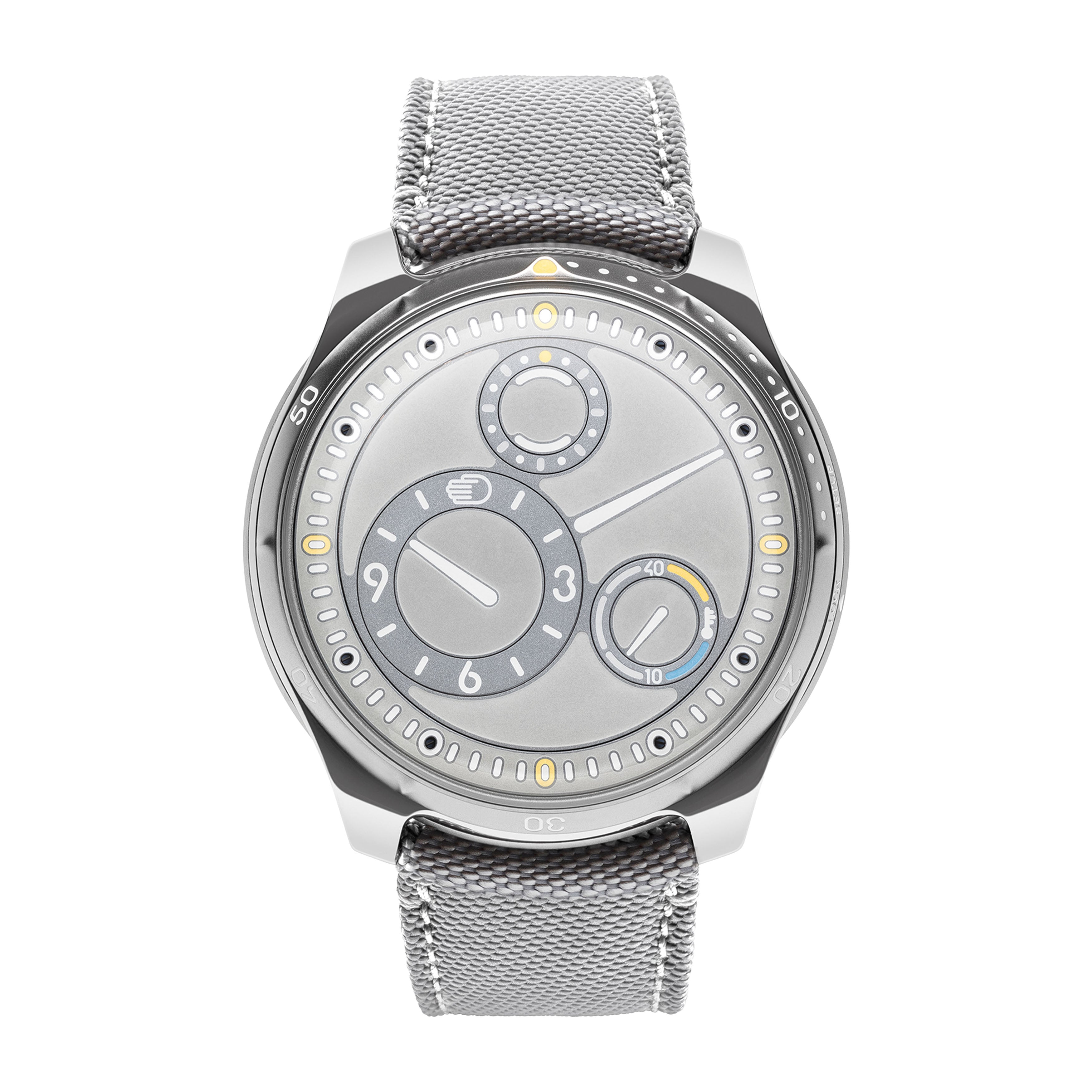 Ressence Type 5 Luminova Watch  48mm Gray Lume Dial  Type 5.1L