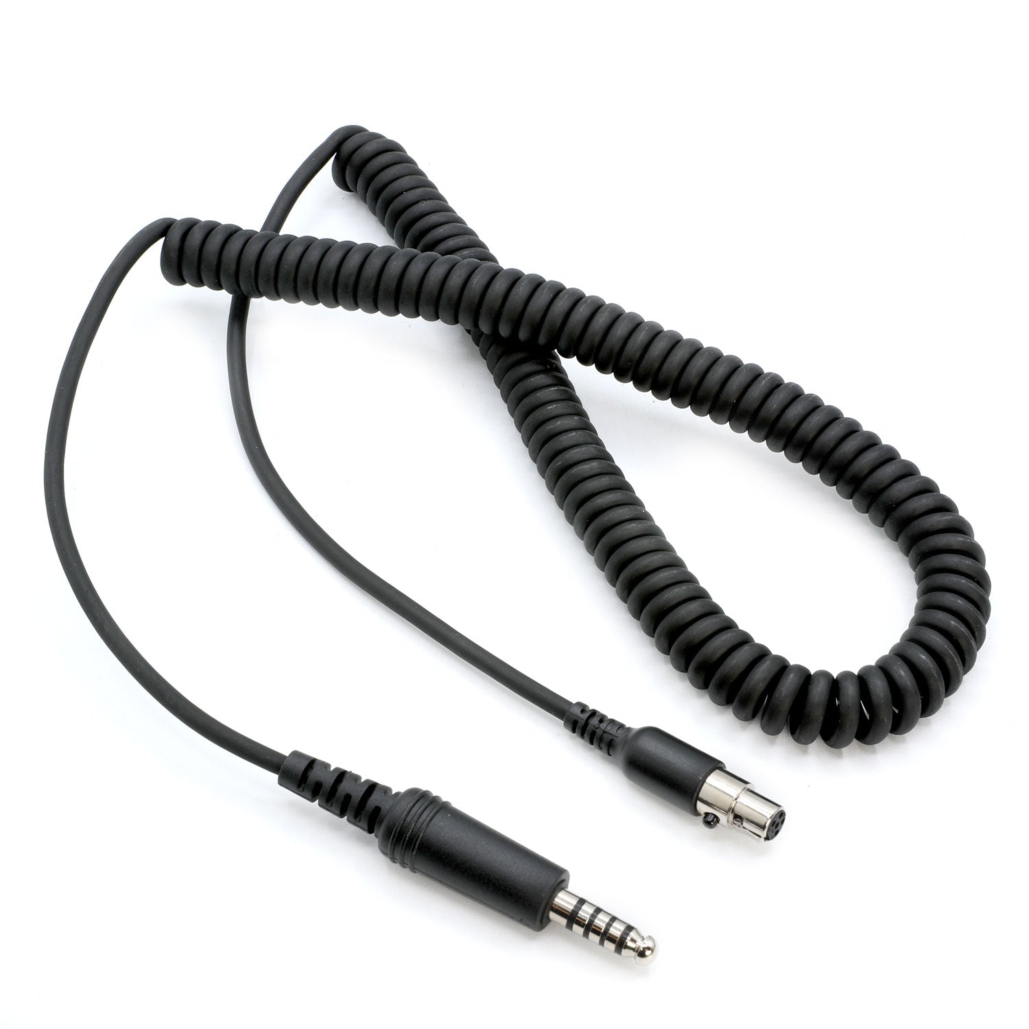 RUGGED RADIOS Firetruck Intercom Headset Coil Cord for Firecom Style Jacks