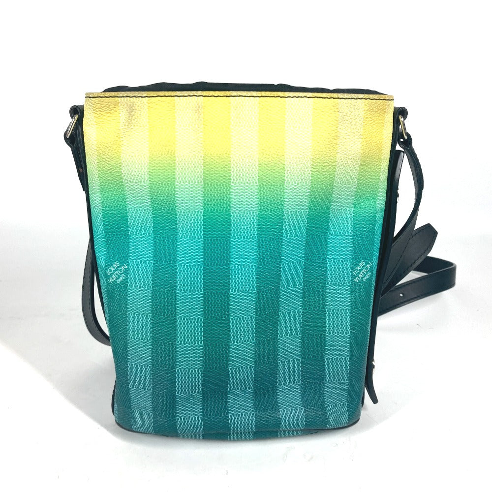 LOUIS VUITTON Shoulder Bag M59920   Damier stripe canvas green Damier stripe Sac Maran unisex(Unisex) Used Authentic