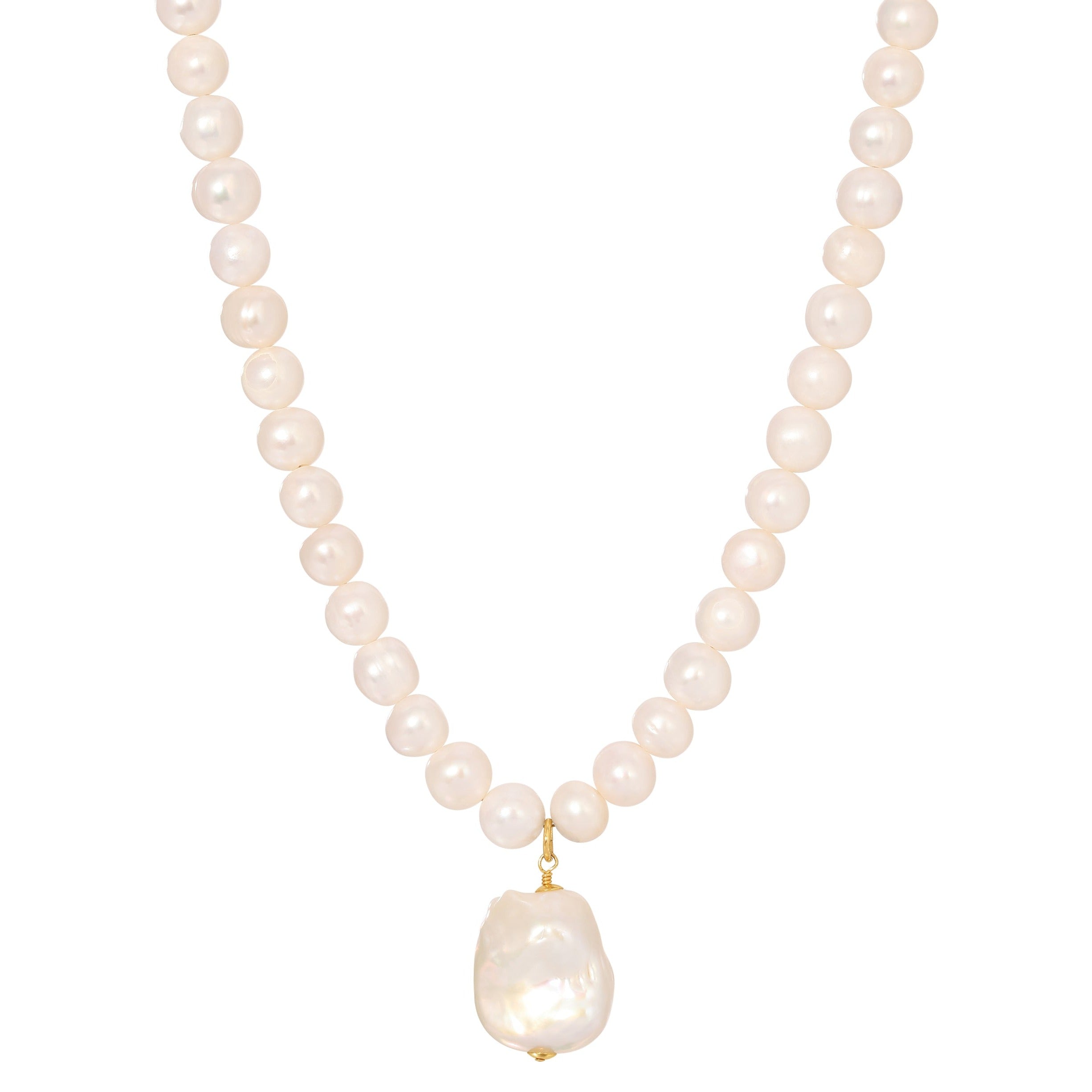 ERIN FADER Riviera Pearl Necklace