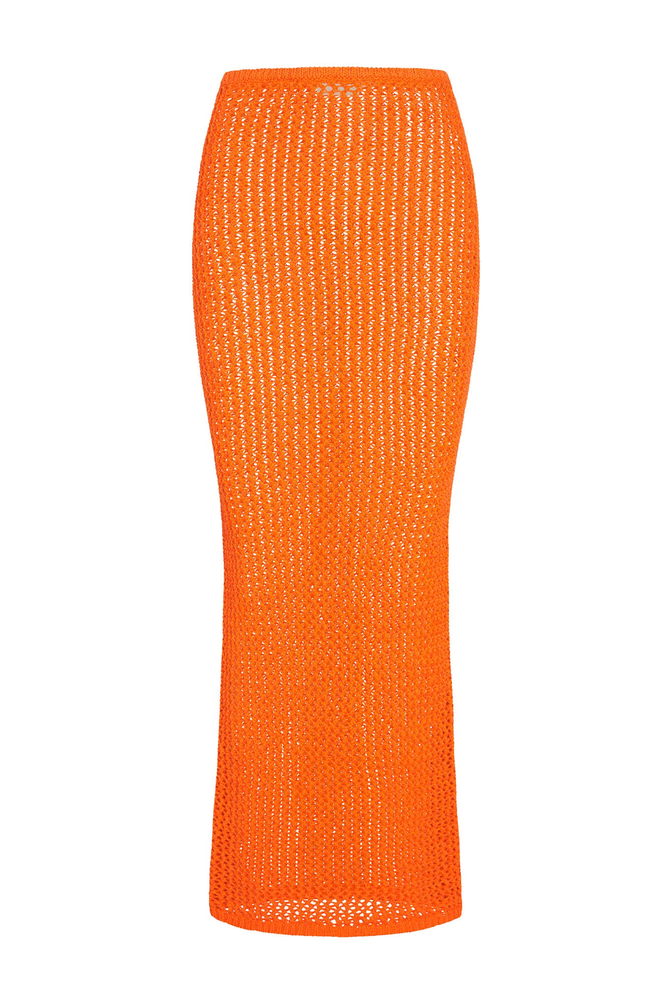 MONDAY SWIMWEAR Fontelina Skirt   Tangerine Petit Crochet