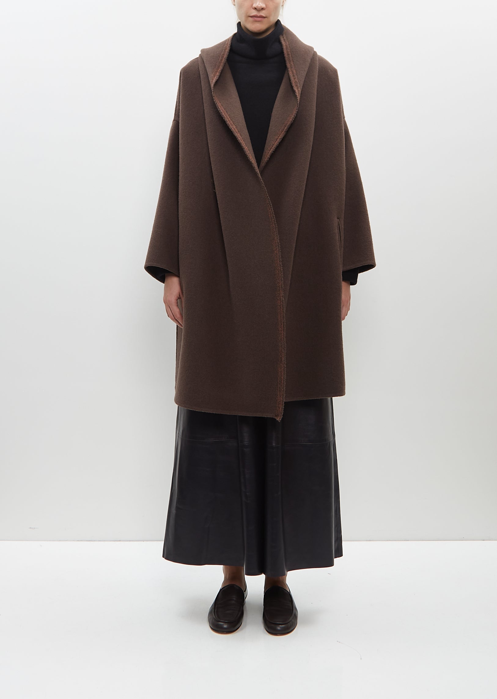 DUŠAN Hooded Coat with Cimossa — Castoro