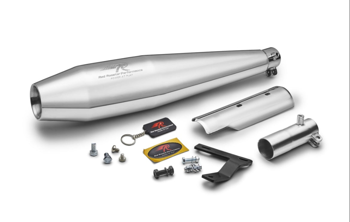 FullSizeRender_09845bb1-0c66-45e6-a2db-2fb79f113636 MOTOCO Red Rooster Exhaust For Honda Highness CB 350 / GB 350S