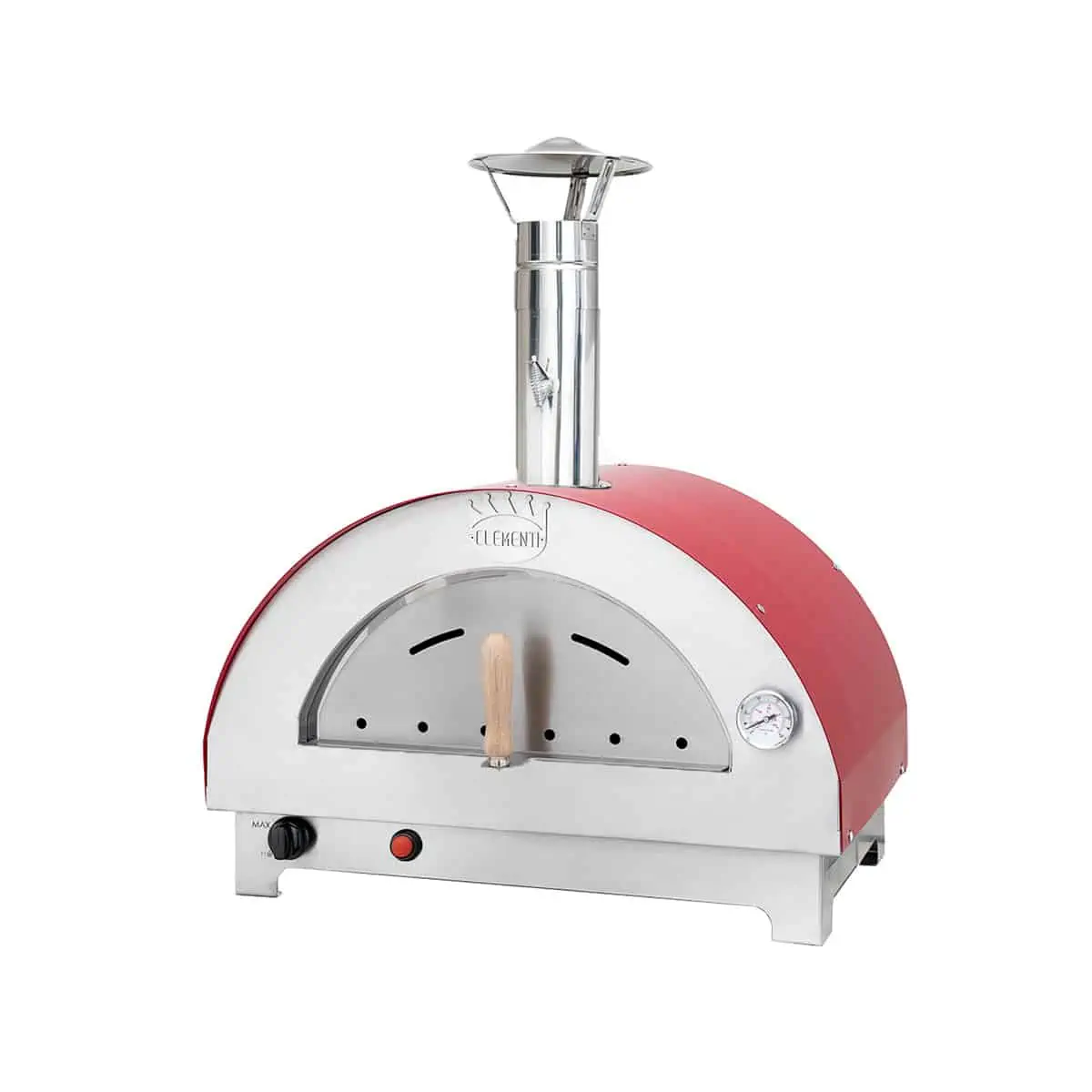 Clementi CLEMENTINO 27.5" Hybrid Natural Gas and Wood Fired Pizza Oven