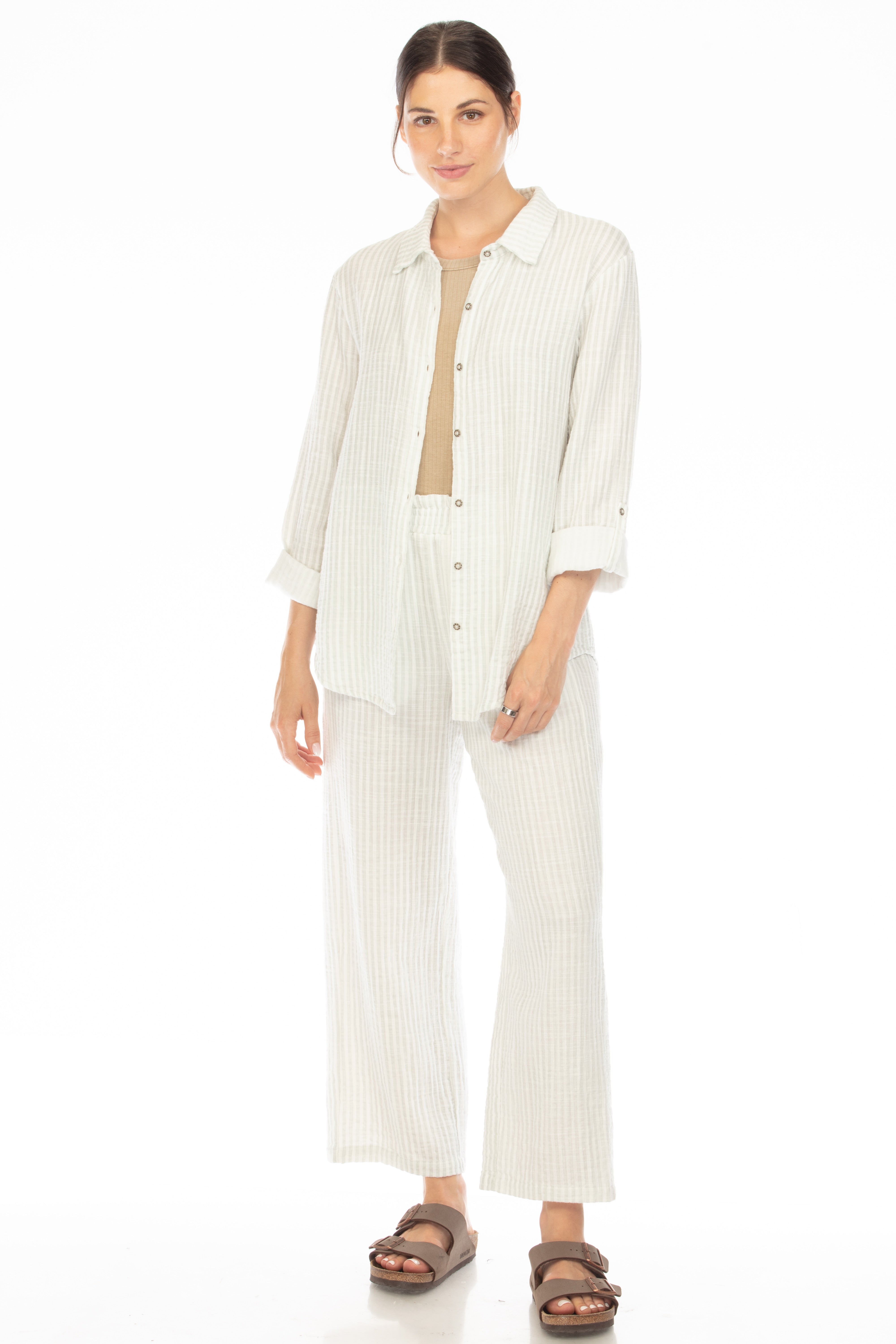 HELLO NITE Bennett Button Front Shirt