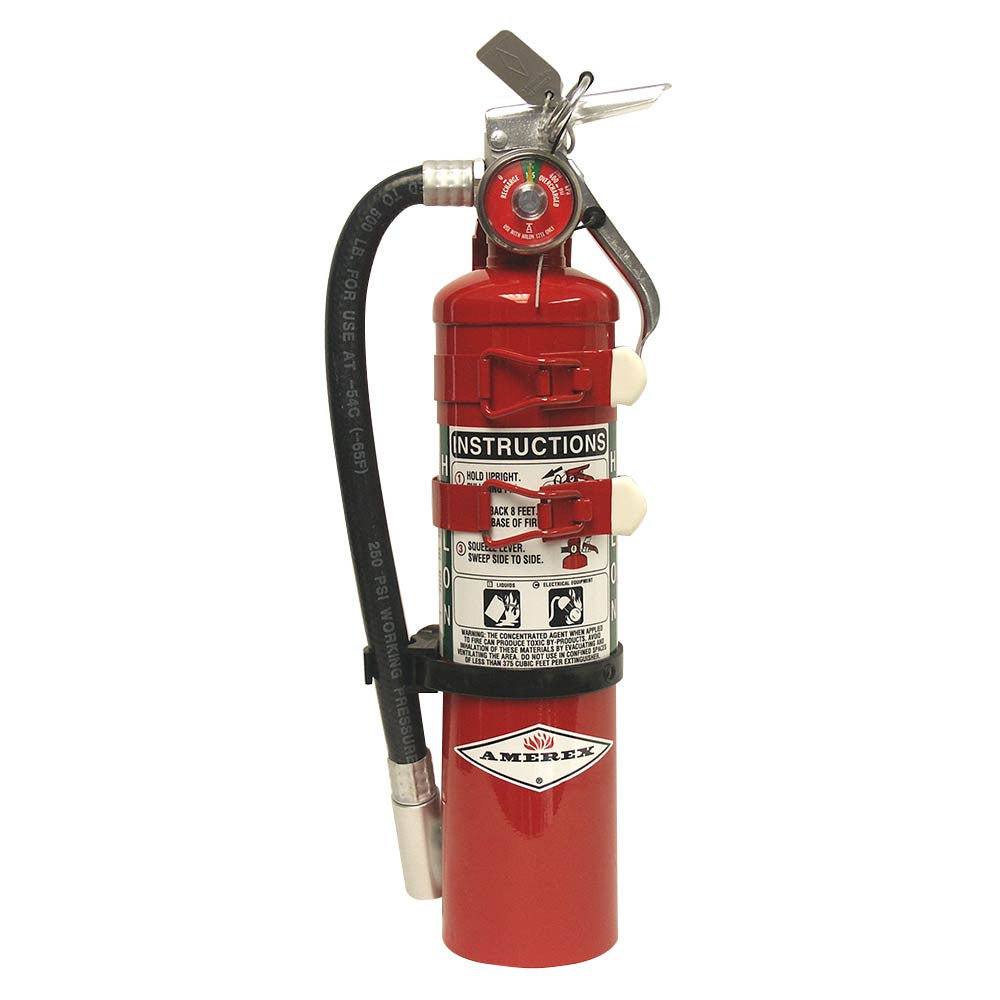 AMEREX 3lb Halon 1211 Fire Extinguisher   Model C354TS