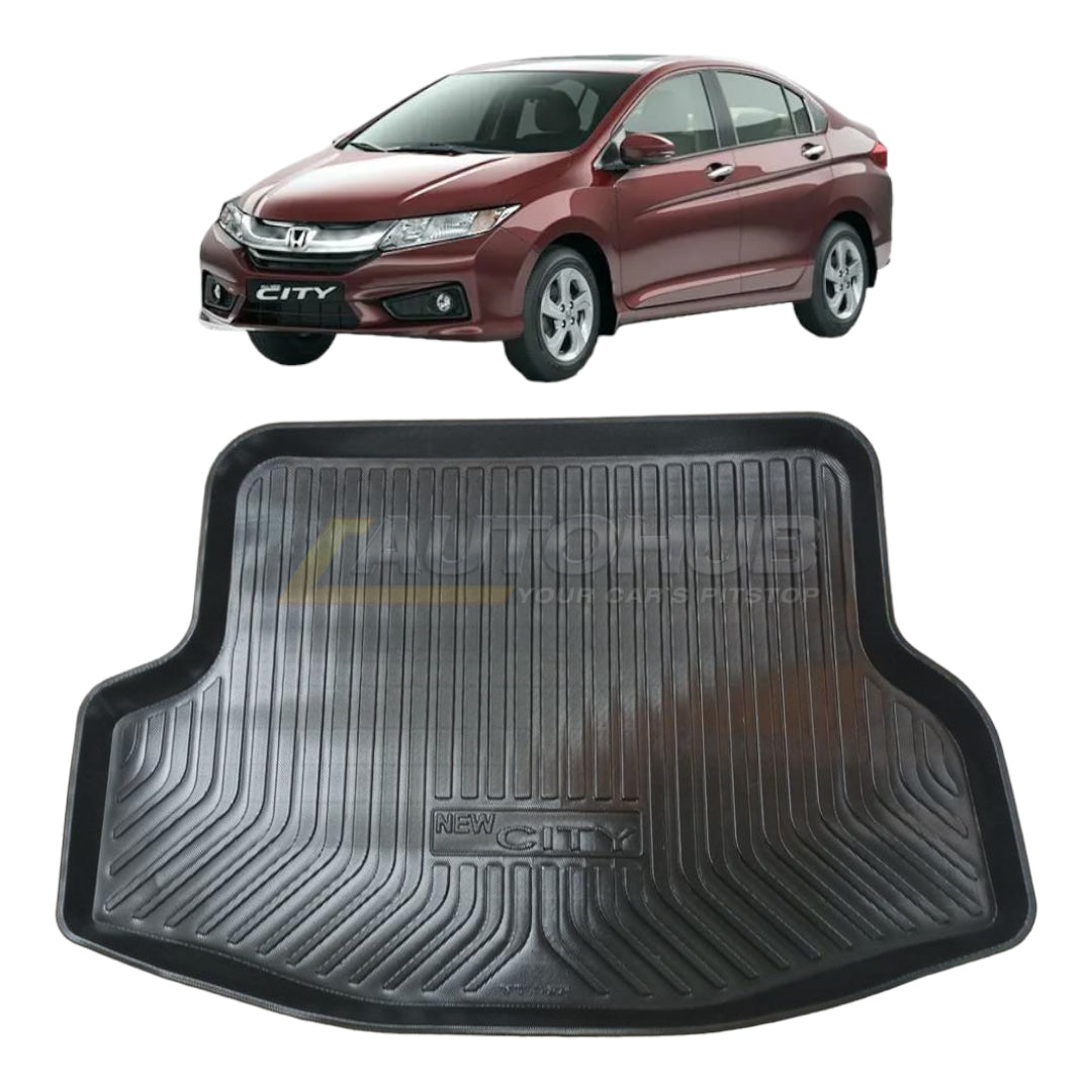 SACA Honda City 5D PVC Trunk Mat New