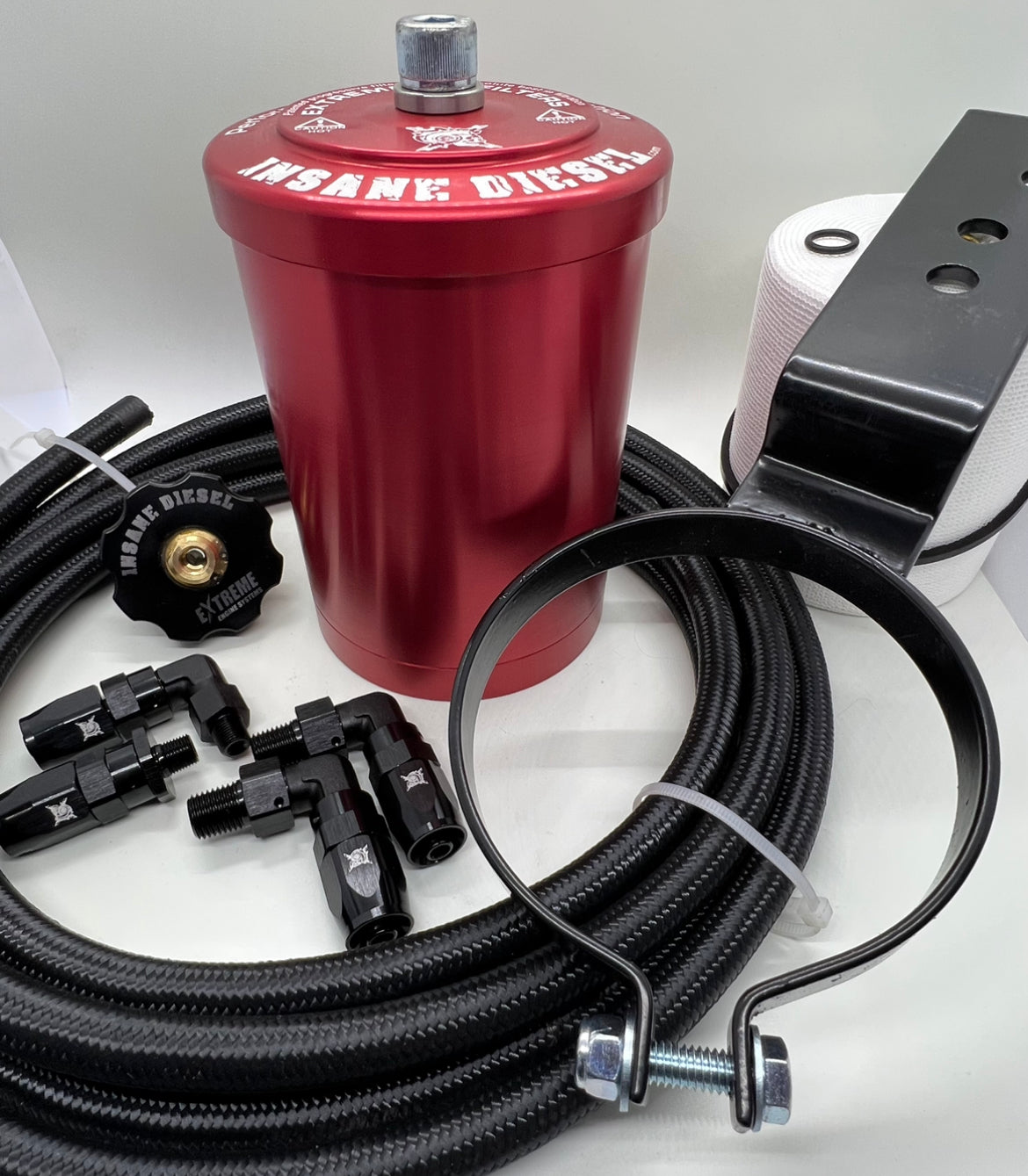 INSANE DIESEL Dodge 6.7L Cummins Bypass Oil Filter “Under The Hood” Kit (2014 to Present)
