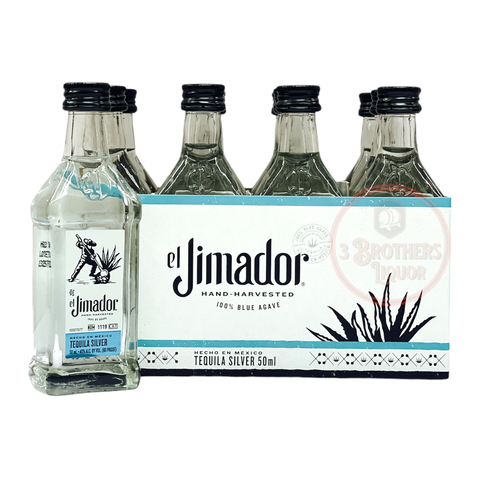El Jimador Silver Blanco Tequila Mini Shots (12 of 50ML)