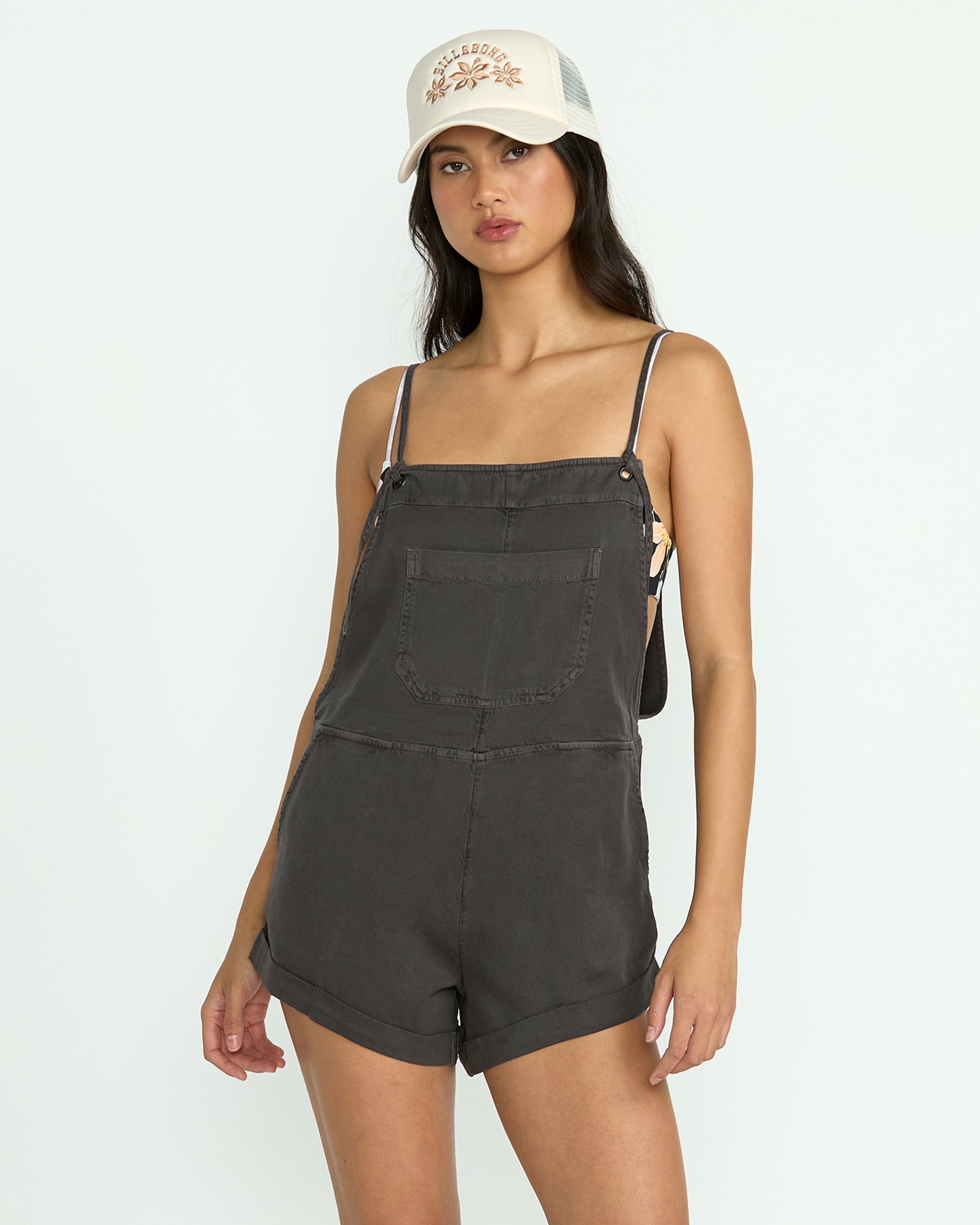 O5 BILLABONG Wild Pursuit Romper   Off Black