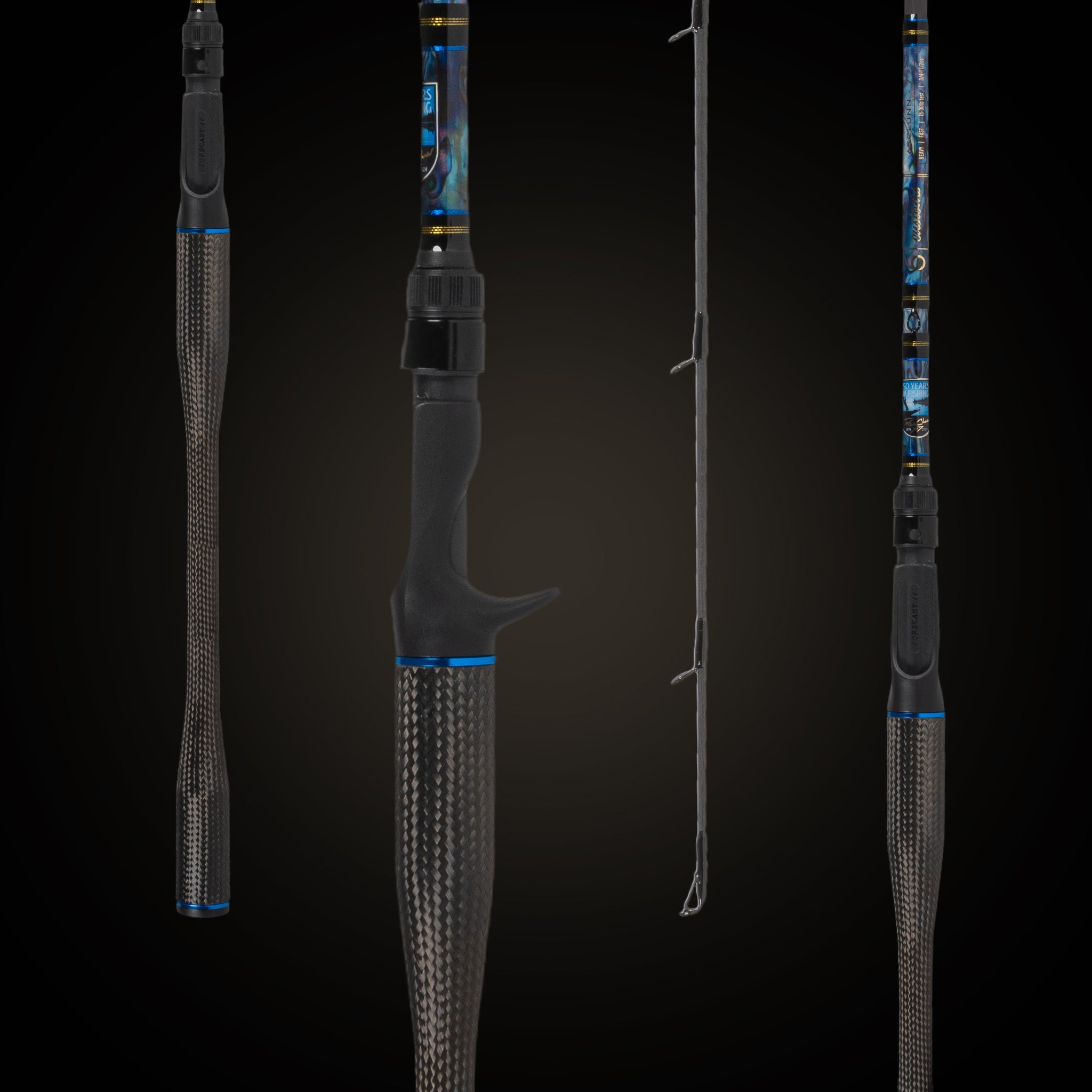 6TH SENSE FISHING (NET) Rick Clunn Signature Rod 6 Customs   7' 7" Heavy, Fast
