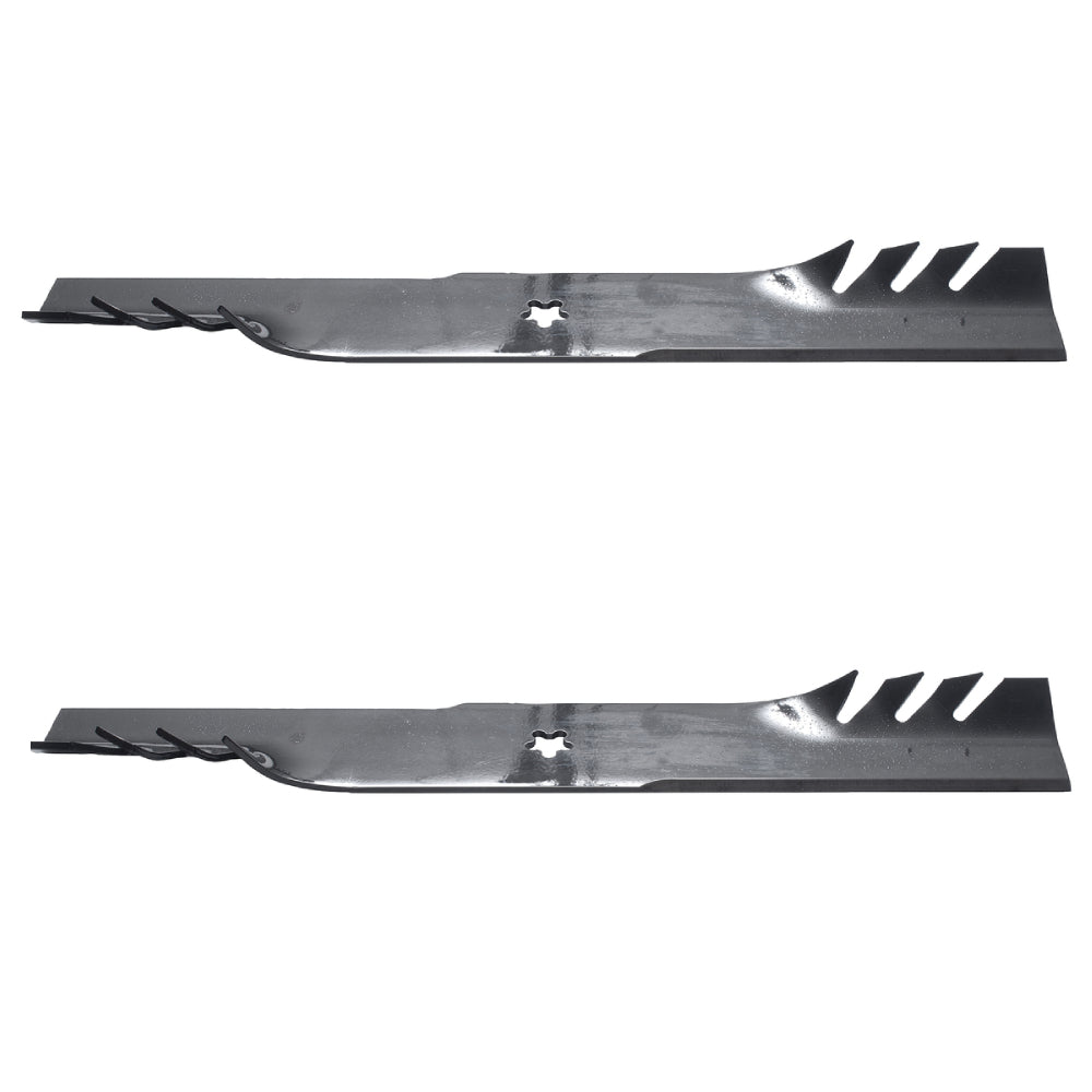 RELIABLE AFTERMARKET PARTS, INC®  FEDEX2DAY (2) Toothed Mulching Mower Blades Fits Poulan Pro 42" Decks Replaces 532138971