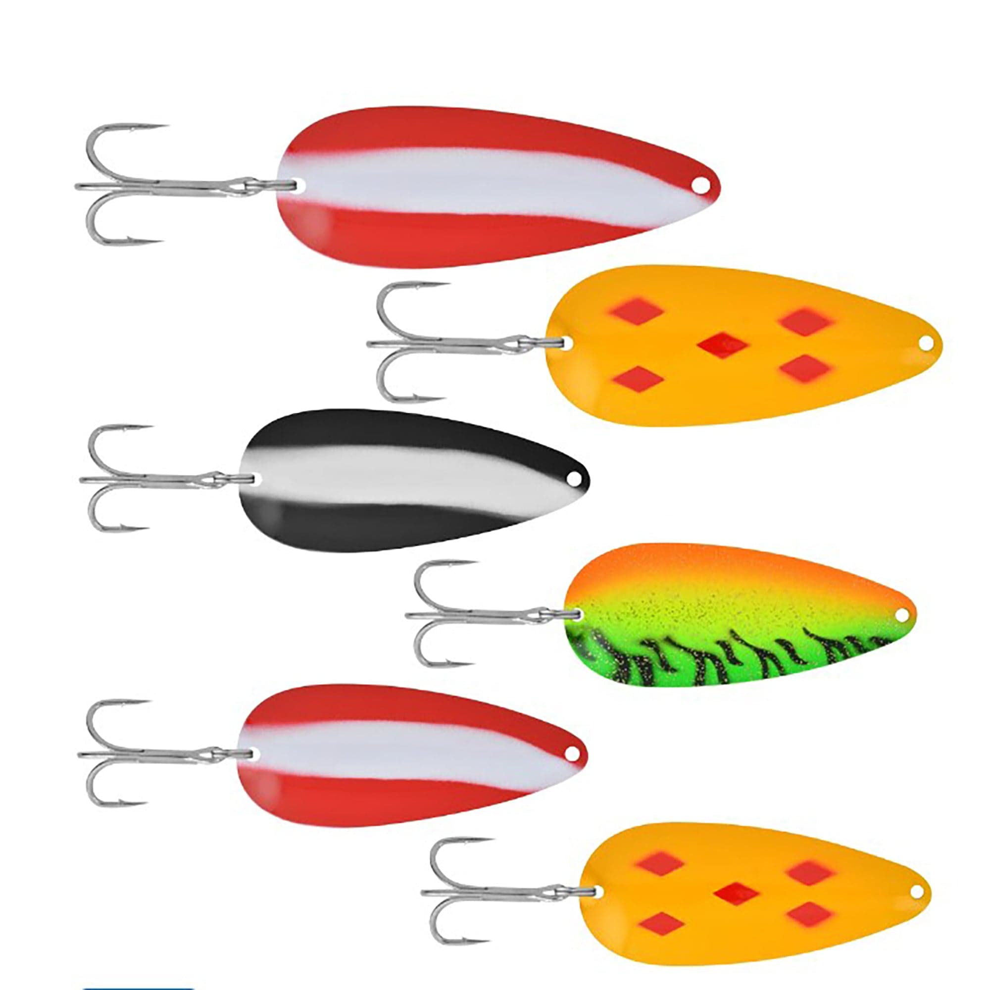 MATZUO Apex Tackle Bass & Pike Gamefish Spoon Fishing Kit   6 Pack MATZ AP 6BP