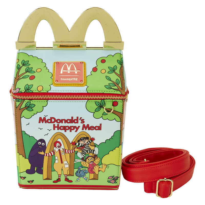 INFINITY COLLECTABLES Loungefly McDonald's Vintage Happy Meal Crossbody Bag