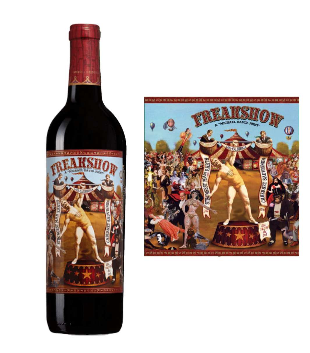 REMAINING STOCK: Michael David Winery Freakshow Cabernet Sauvignon 2021 (750 ml)