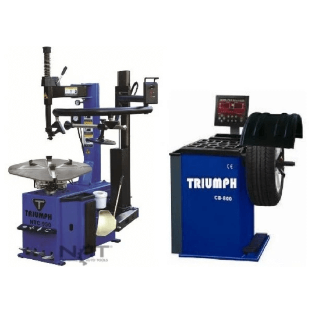 Triumph NTC 950 1 Tire Changer NTB 800 Wheel Balancer Combo