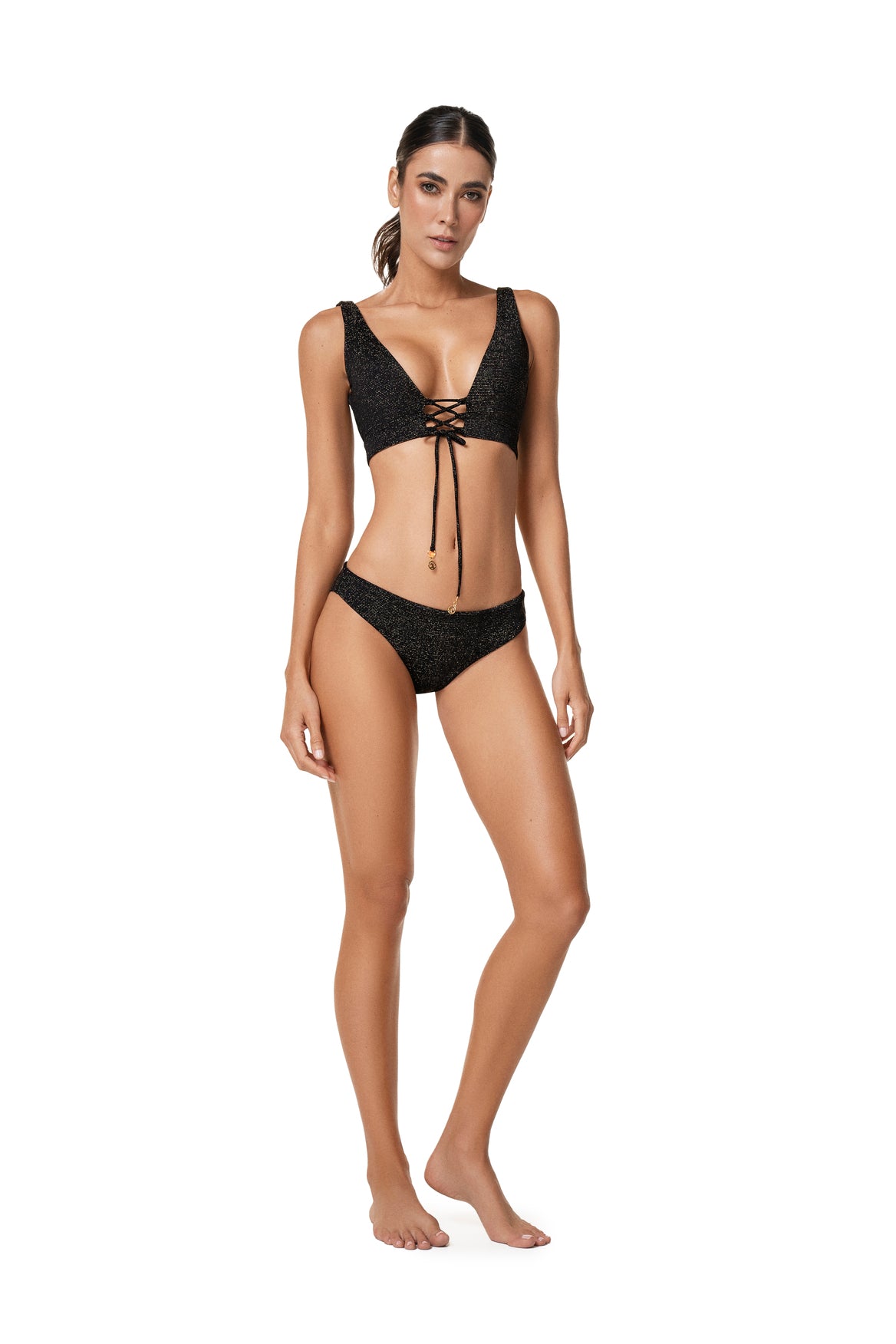 AQUAWAVE BOUTIQUE Fiorella Onyx    Top By Ola Azul