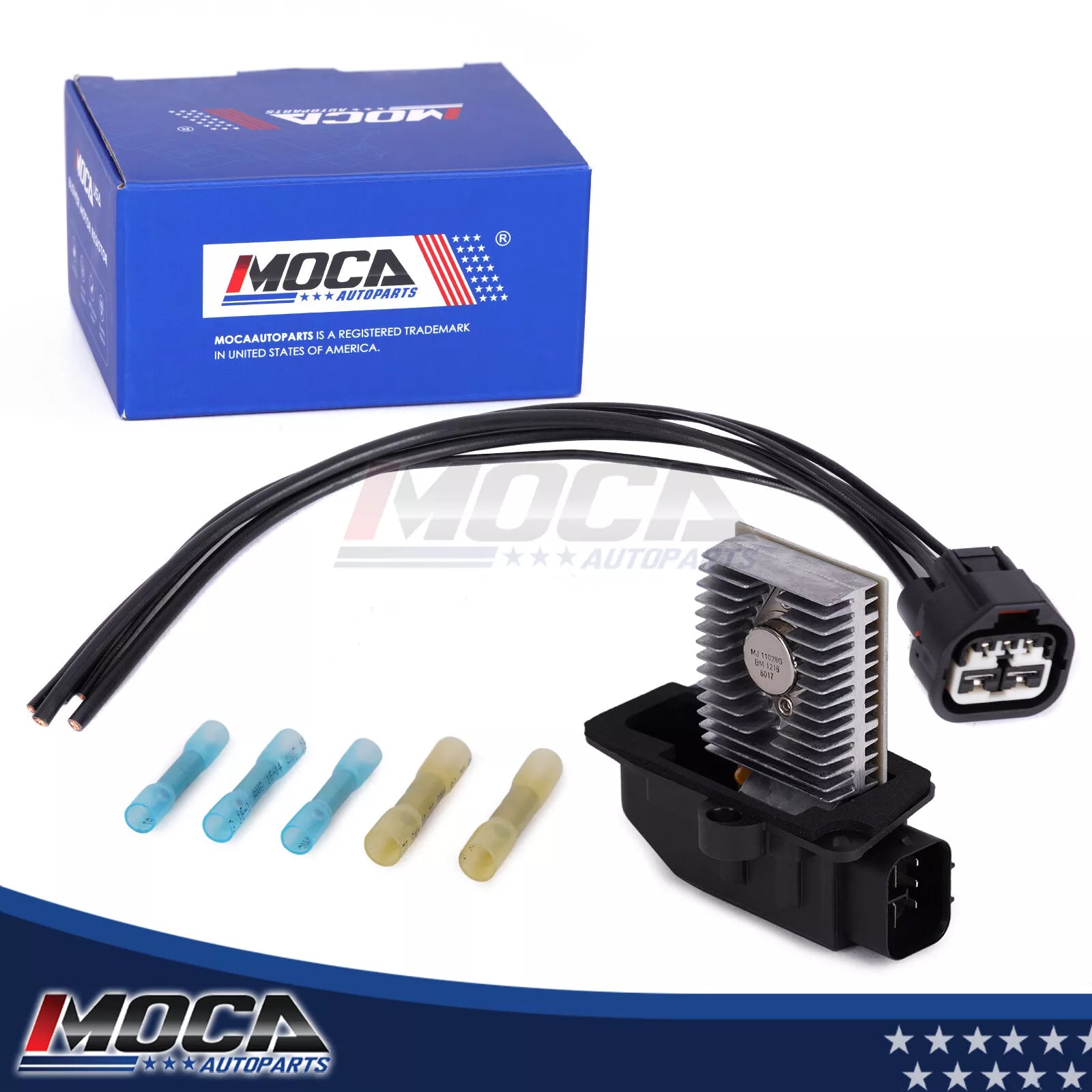 MOCAAUTOPARTS MOCA 973 442 HVAC Blower Motor Resistor Kit with Harness Fit for 1992 2011 Ford Crown Victoria & 1991 2011 Mercury Grand Marquis & 2003 2004 Mercury Marauder