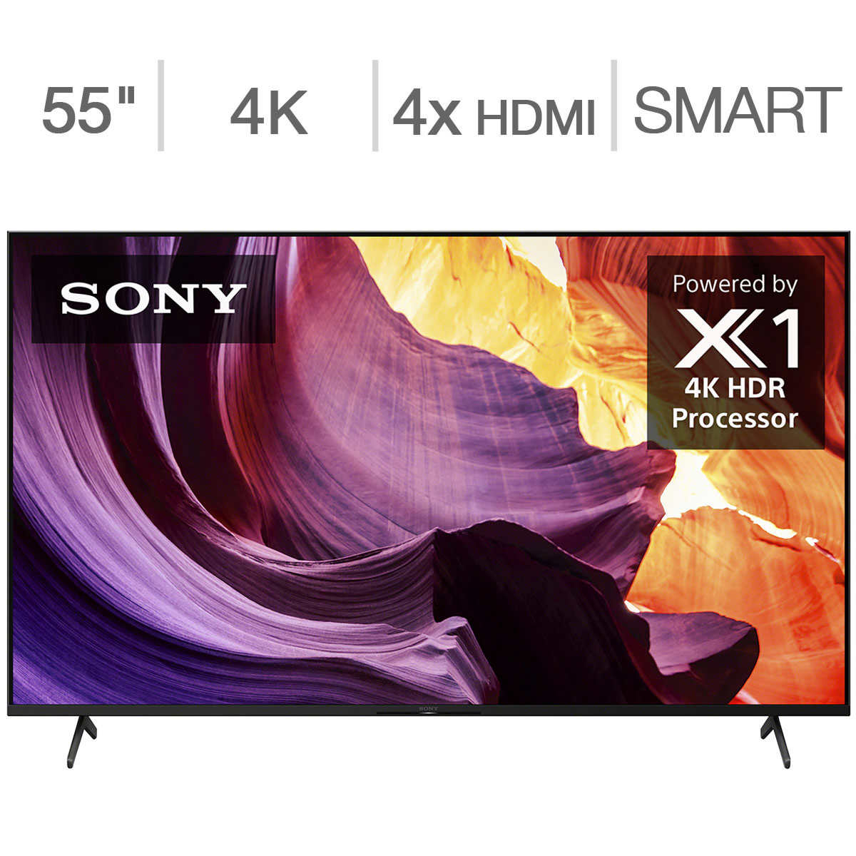SONY 55" Class X80 Series 4K HDR LED Smart TV(Refurbished) Tv's ONLY for delivery in San Diego and Tijuana