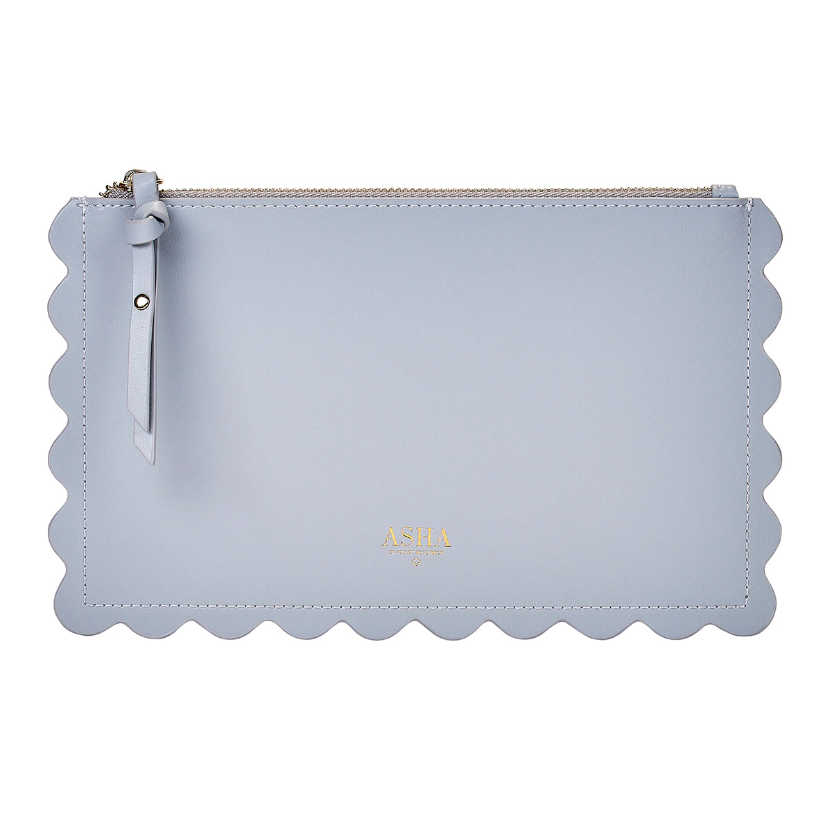 ASHA BY ASHLEY MCCORMICK Cloud Scallop Pouch
