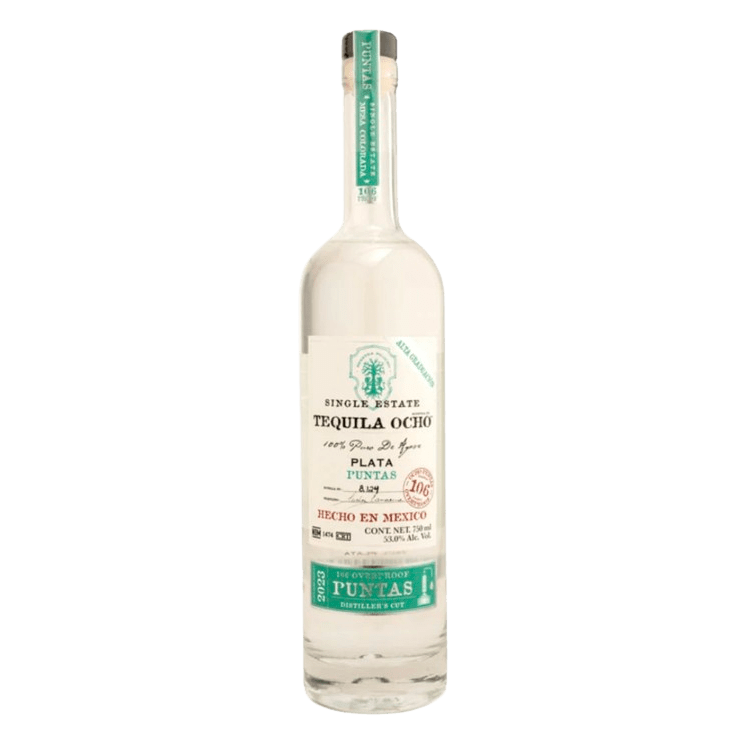 Tequila Ocho Single Estate 2023 Plata Puntas 106 Proof