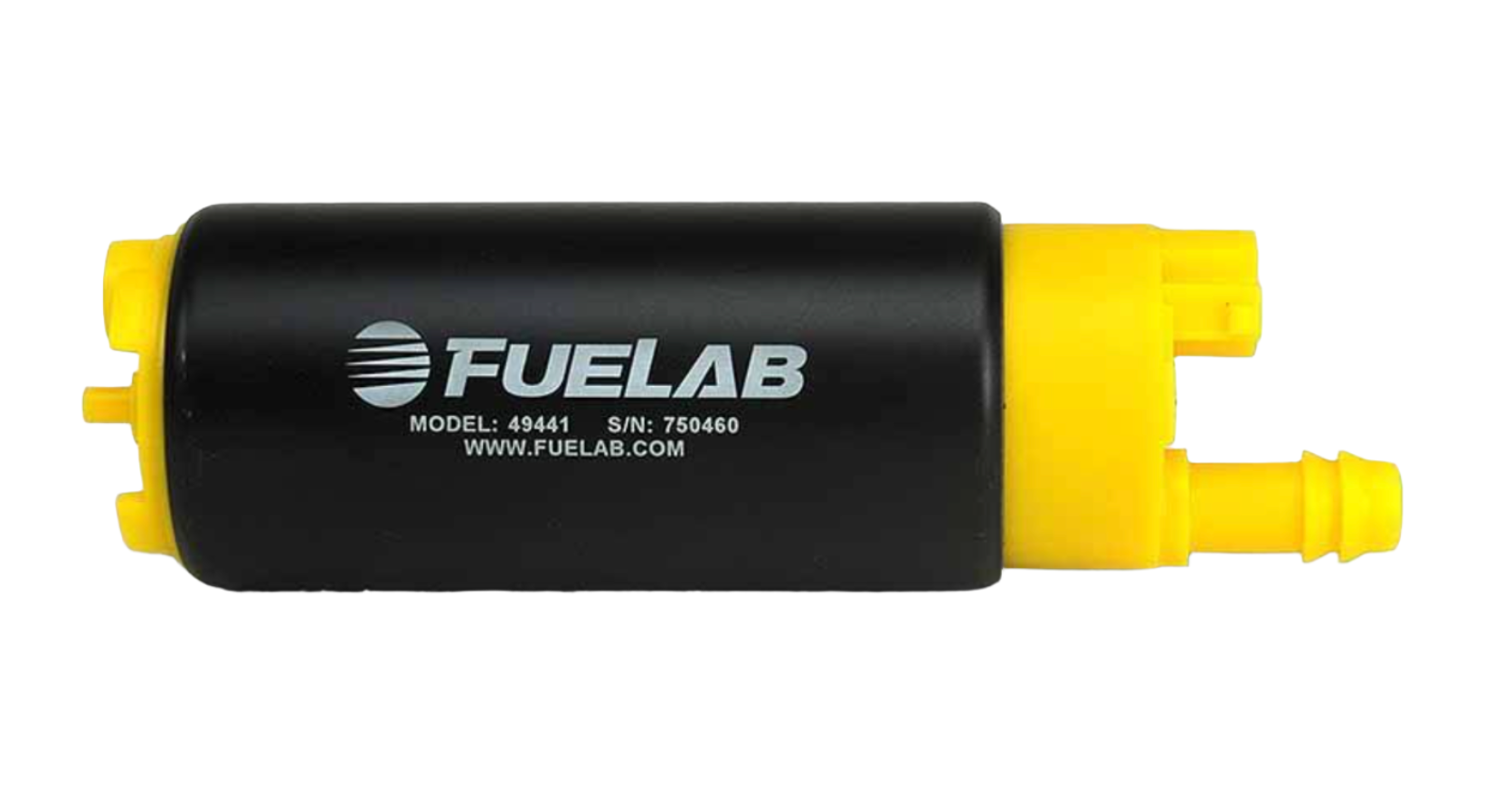 Fuelab 494 High Output In Tank Electric Fuel Pump   340 LPH In Offset From Out