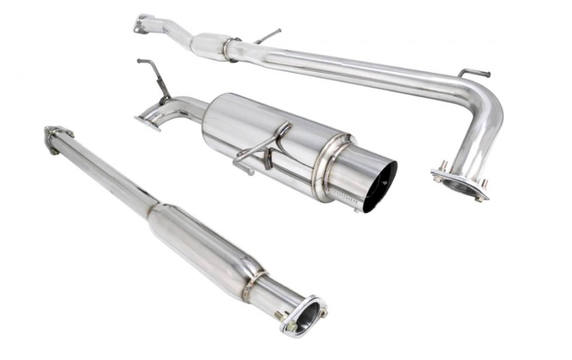 Megan Racing® (98 02) Honda Accord 4CYL NA Type Cat Back Exhaust with 4.5" OD Tip