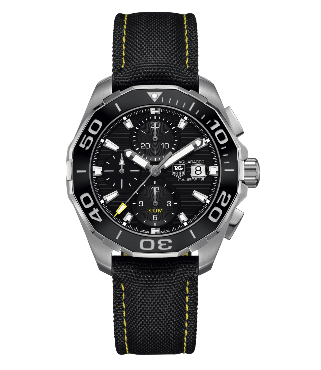 DECOAGE Tag Heuer Aquaracer   Black Nylon and Black Ceramic MM0223_0  43 mm  Steel CAY211A.FC6361