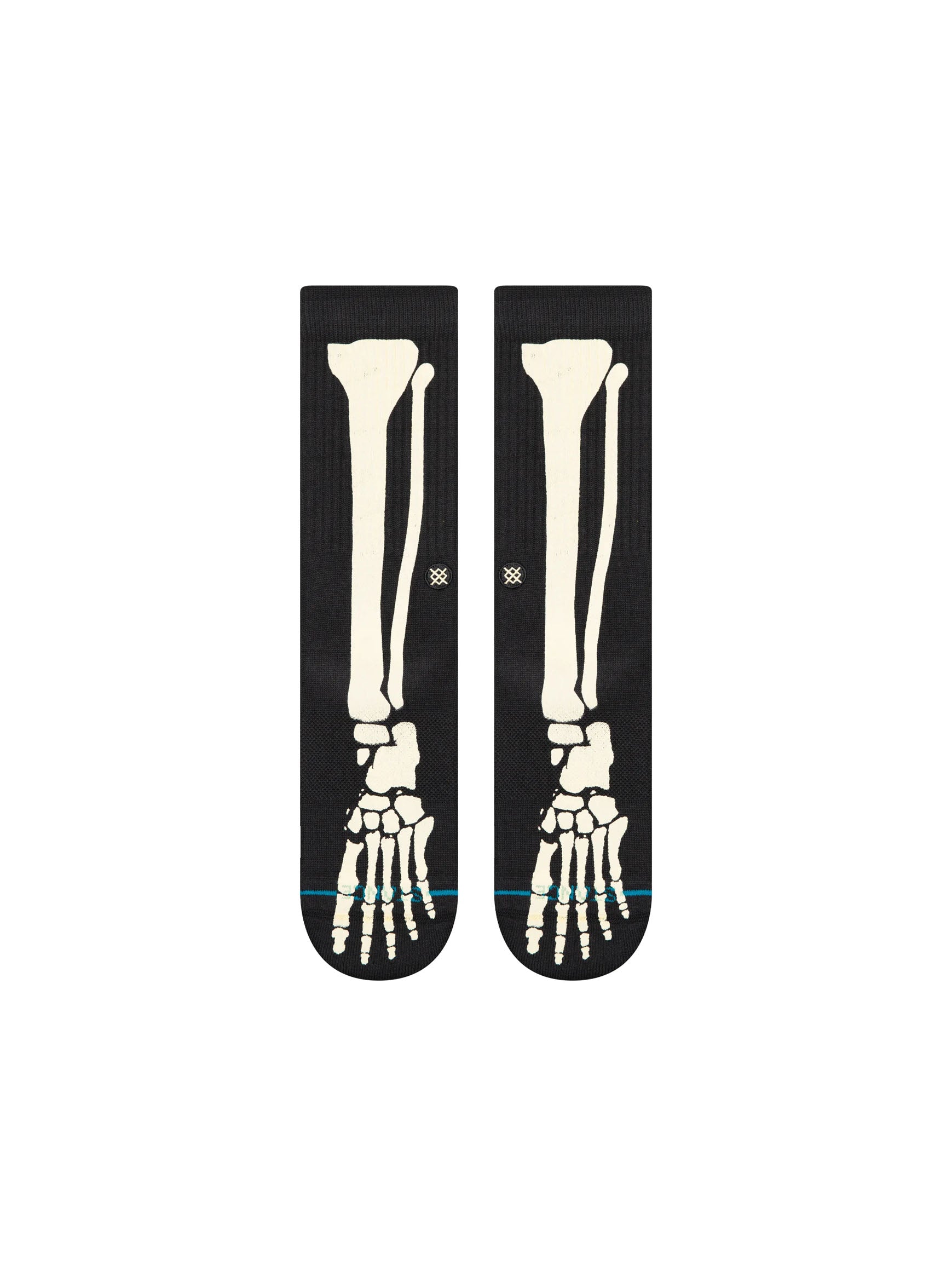 Stance Cotton Crew Bonez Sock   Black