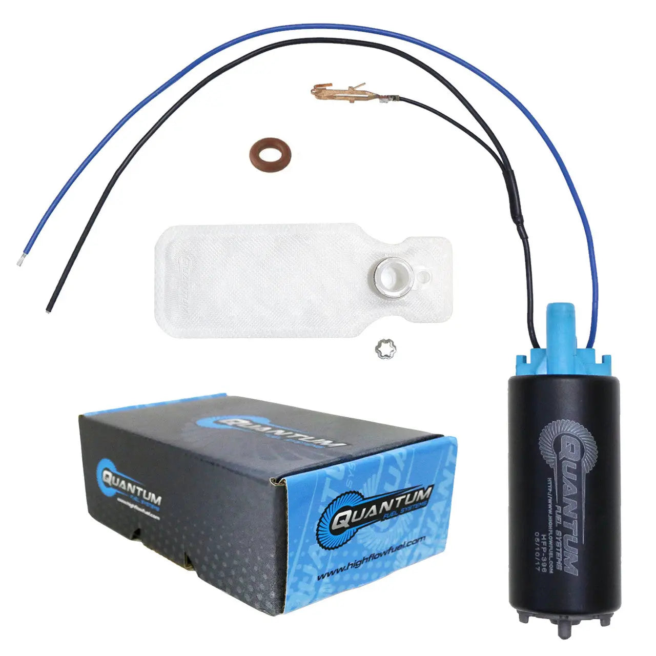 QFS OEM Replacement In Tank EFI Fuel Pump w/ Strainer, HFP 396 X2