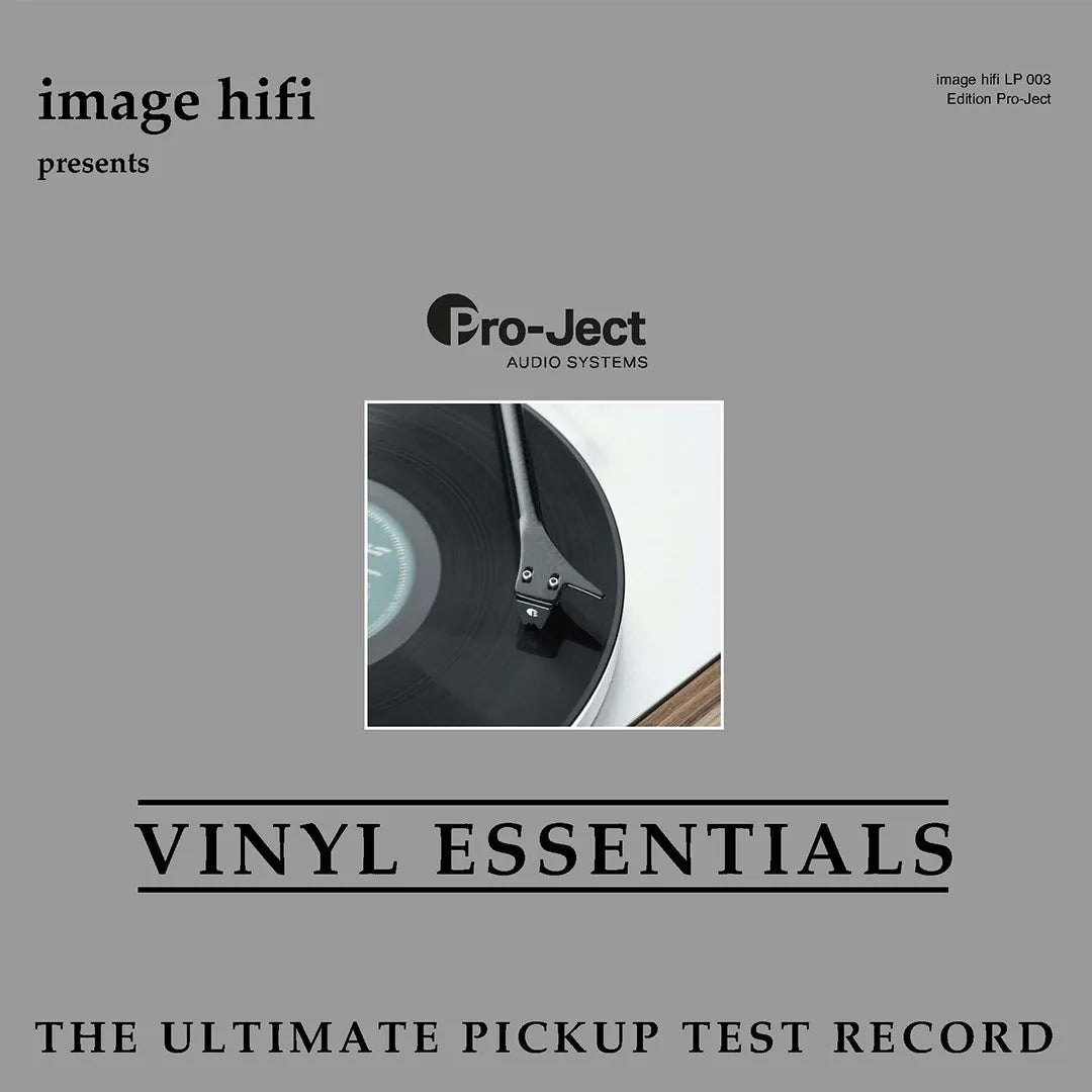 Pro Ject Vinyl Essential turntable test disc