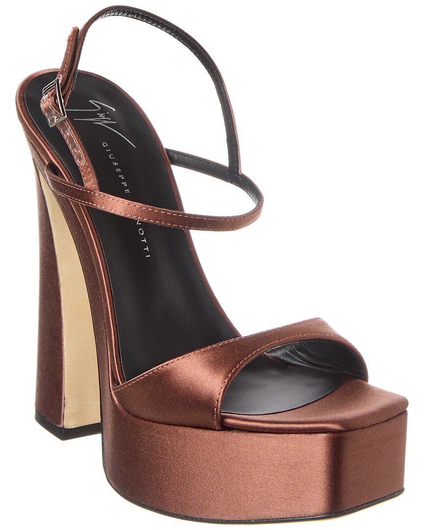 2000 Giuseppe Zanotti Destino 110 Satin Platform Sandal